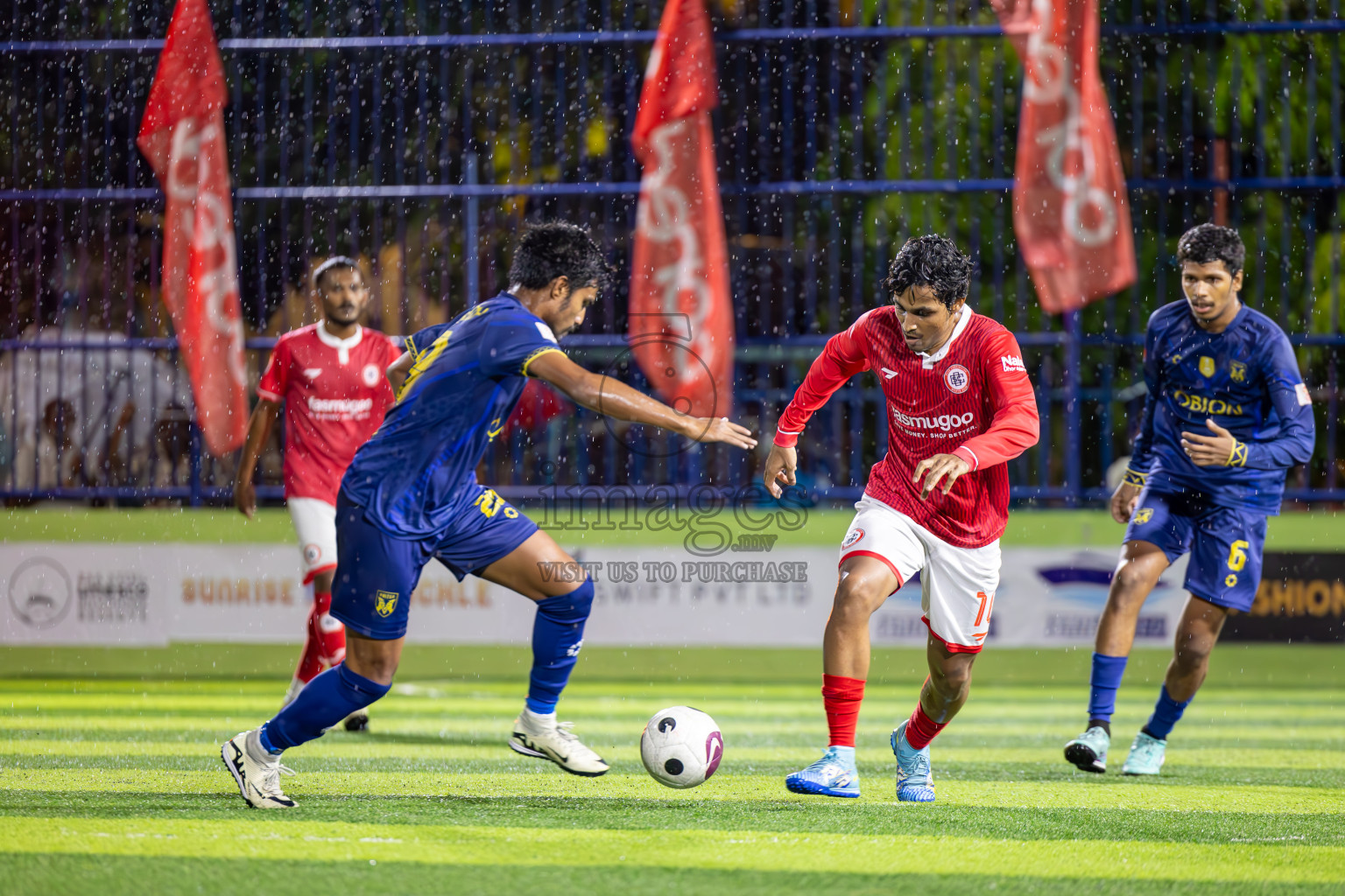 United V vs CC Sports Club in Semi Final of Eydhafushi Futsal Cup 2024 was held on Monday , 15th April 2024, in B Eydhafushi, Maldives Photos: Ismail Thoriq / images.mv