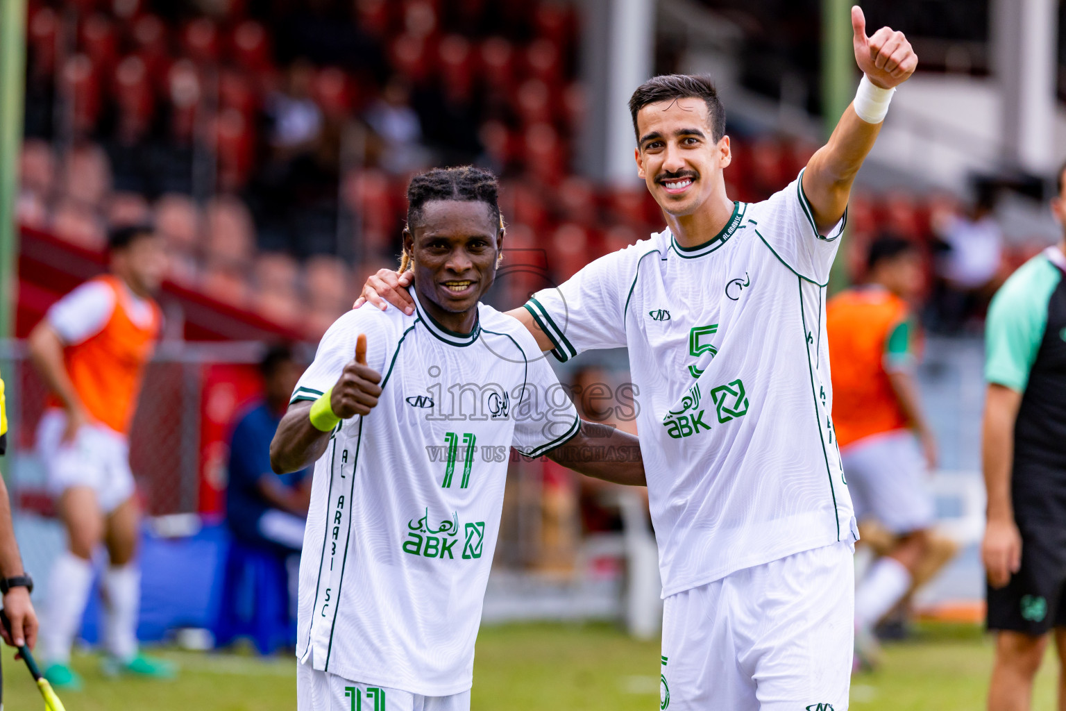 Maziya SC vs Al Arabi SC in AFC Challenge League 2025/26 Preliminary Stage was held at National Stadium in Male', Maldives on Tuesday, 12th August 2025. Photos: Nausham Waheed / images.mv