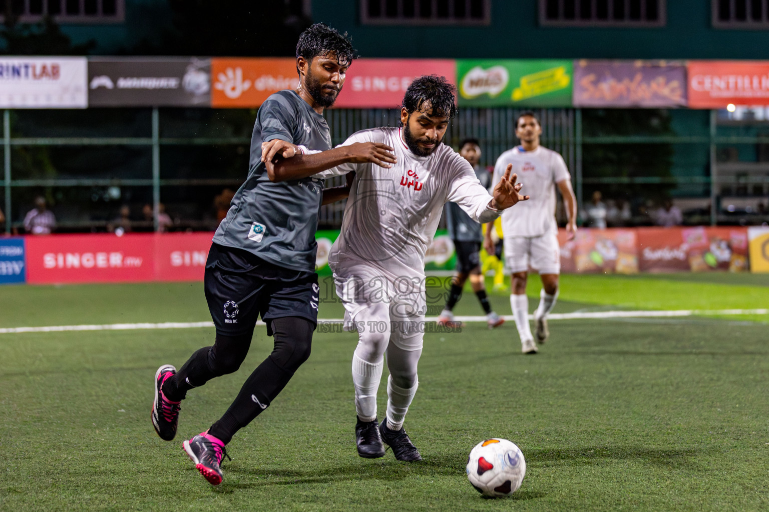 CRIMINAL COURT vs MIRA RC in Club Maldives Classic 2024 held in Rehendi Futsal Ground, Hulhumale', Maldives on Wednesday, 11th September 2024. 
Photos: Hassan Simah / images.mv