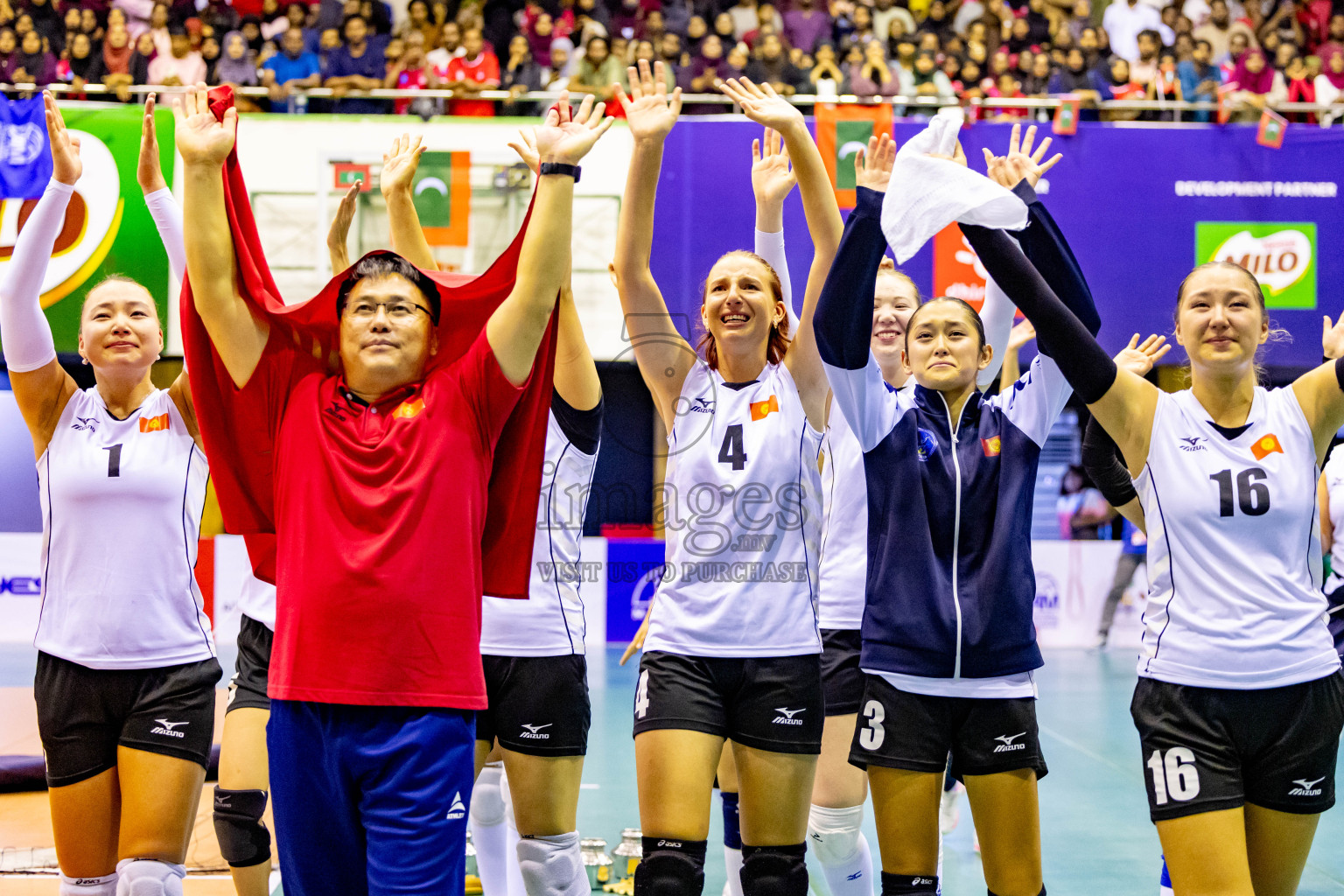 Final of CAVA Woman's Volleyball Challenge Cup 2024 was held in Social Center, Male', Maldives on Wednesday, 11th September 2024. Photos: Nausham Waheed / images.mv