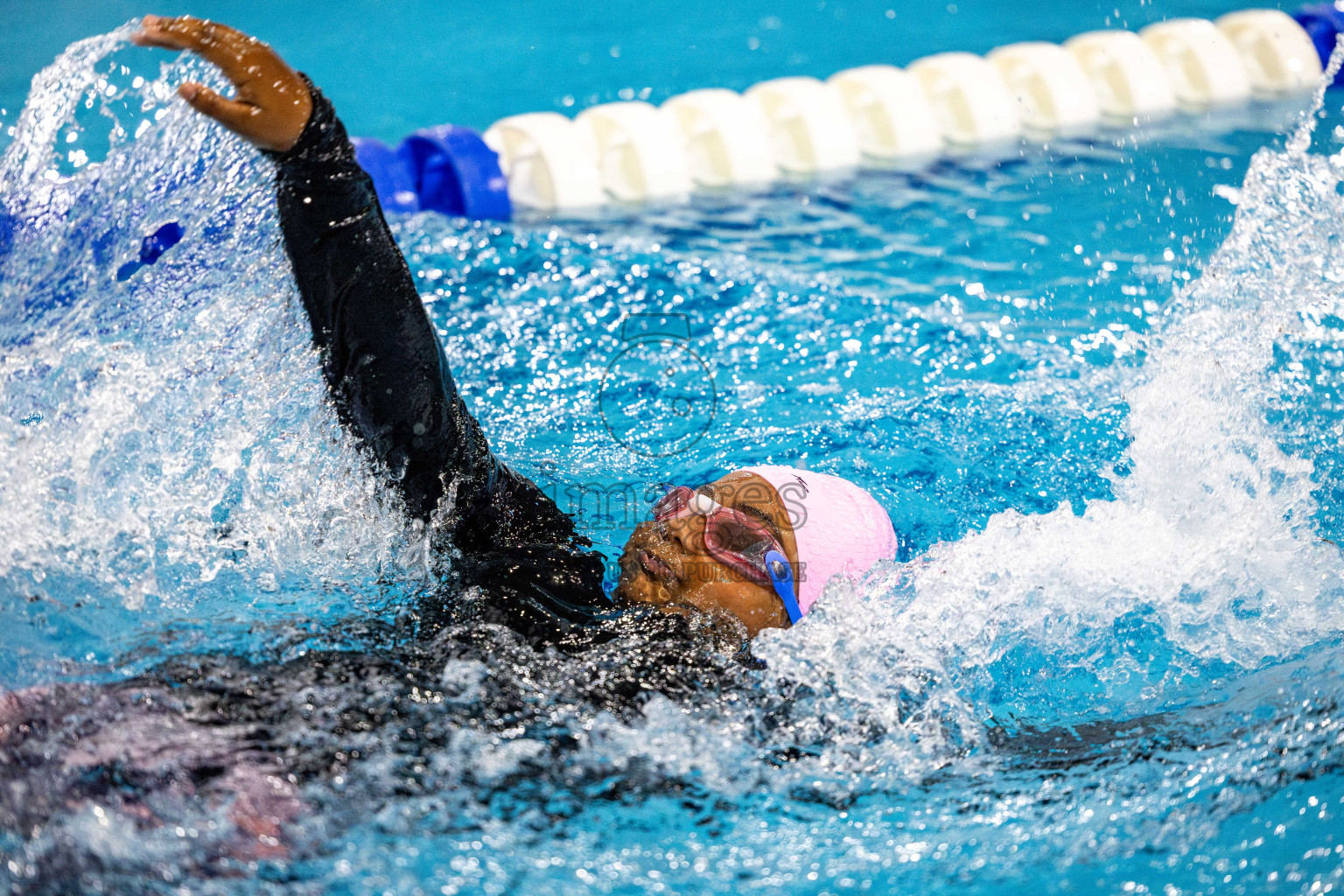 Day 4 of BML 5th National Swimming Kids Festival 2024 held in Hulhumale', Maldives on Thursday, 21st November 2024. Photos: Nausham Waheed / images.mv