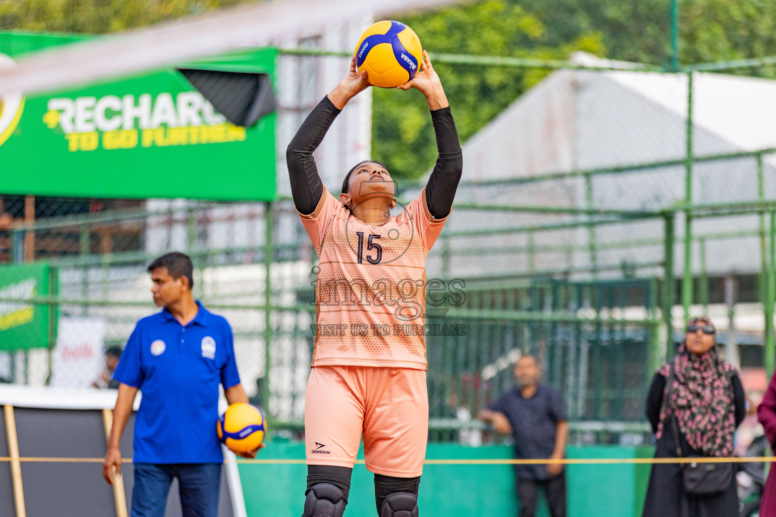 Milo National Junior Volleyball Championship 2025 Day 1 was held on Saturday, 22nd November 2025 at Ekuveni Turf Court Male', Maldives. Photos: Areef Adam / images.mv
