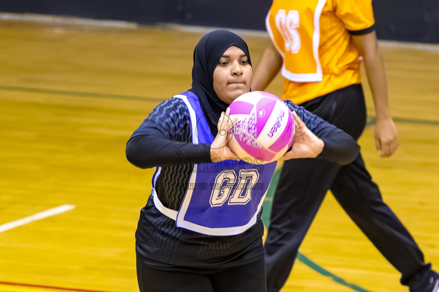 SC Shining Star vs Youth United SC in Day 9 of 24th Milo Netball Association Championship was held in Social Center at Male', Maldives on Tuesday, 9th September 2025. Photos: Mohamed Mahfooz Moosa / images.mv