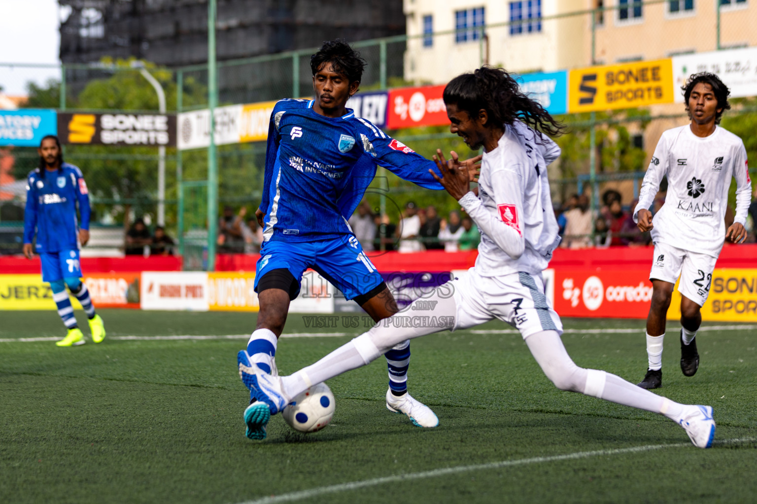 AA. Ukulhas VS AA. Mathiveri in Day 7 of Golden Futsal Challenge 2025 was held on Saturday, 11th January 2025, in Hulhumale', Maldives 
Photos: Hassan Simah / images.mv