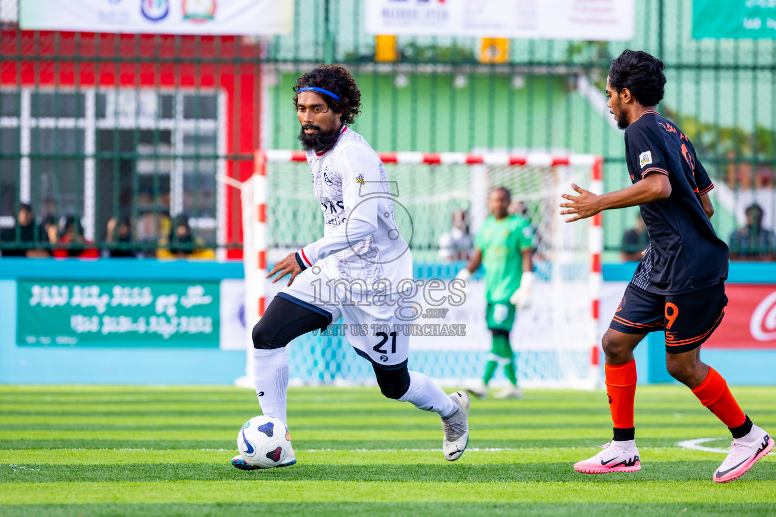 Kovigoani vs Dee Ess Kay in Day 2 of Laamehi Dhiggaru Ekuveri Futsal Challenge 2024 was held on Saturday, 27th July 2024, at Dhiggaru Futsal Ground, Dhiggaru, Maldives Photos: Nausham Waheed / images.mv