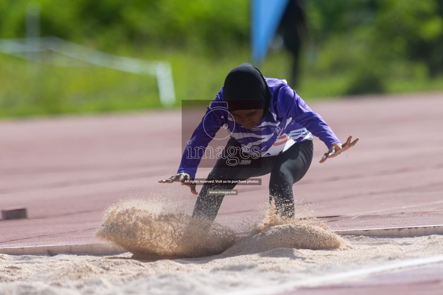 Day two of Inter School Athletics Championship 2023 was held at Hulhumale' Running Track at Hulhumale', Maldives on Sunday, 15th May 2023. Photos: Shuu/ Images.mv