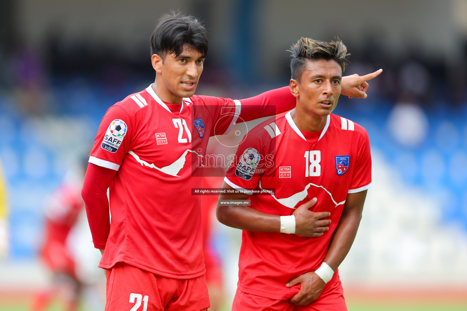 Nepal vs Pakistan in SAFF Championship 2023 held in Sree Kanteerava Stadium, Bengaluru, India, on Tuesday, 27th June 2023. Photos: Nausham Waheed, Hassan Simah / images.mv