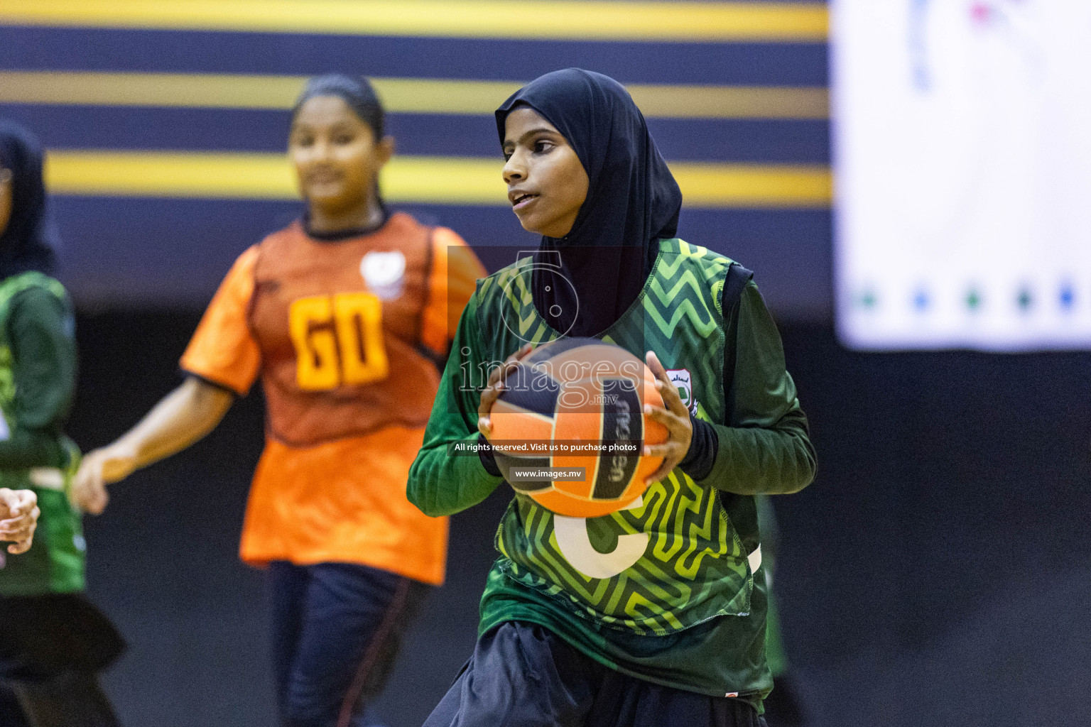 Day3 of 24th Interschool Netball Tournament 2023 was held in Social Center, Male', Maldives on 29th October 2023. Photos: Nausham Waheed, Mohamed Mahfooz Moosa / images.mv