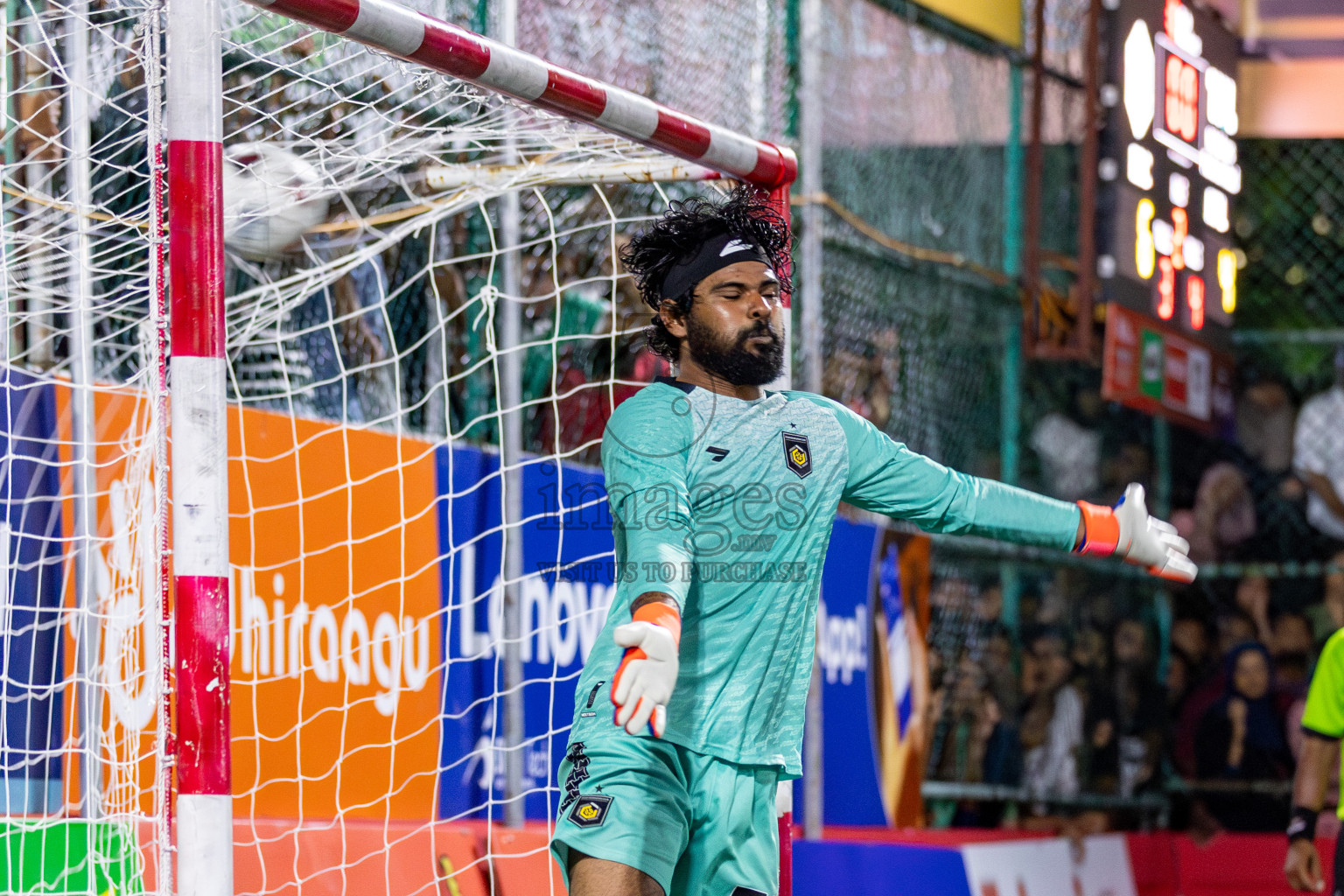 RRC vs MPL in the Semi Finals of Club Maldives Cup 2024 held in Rehendi Futsal Ground, Hulhumale', Maldives on Monday, 14th October 2024. 
Photos: Hassan Simah / images.mv