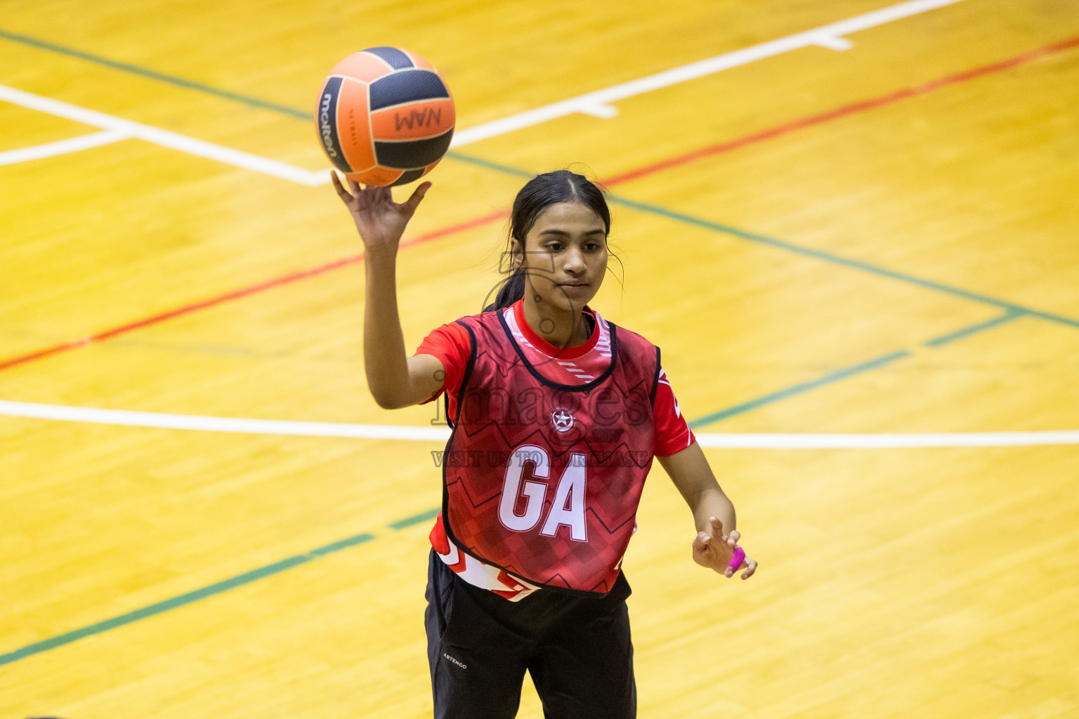 Day 11 of 25th Inter-School Netball Tournament was held in Social Center at Male', Maldives on Wednesday, 21st August 2024.