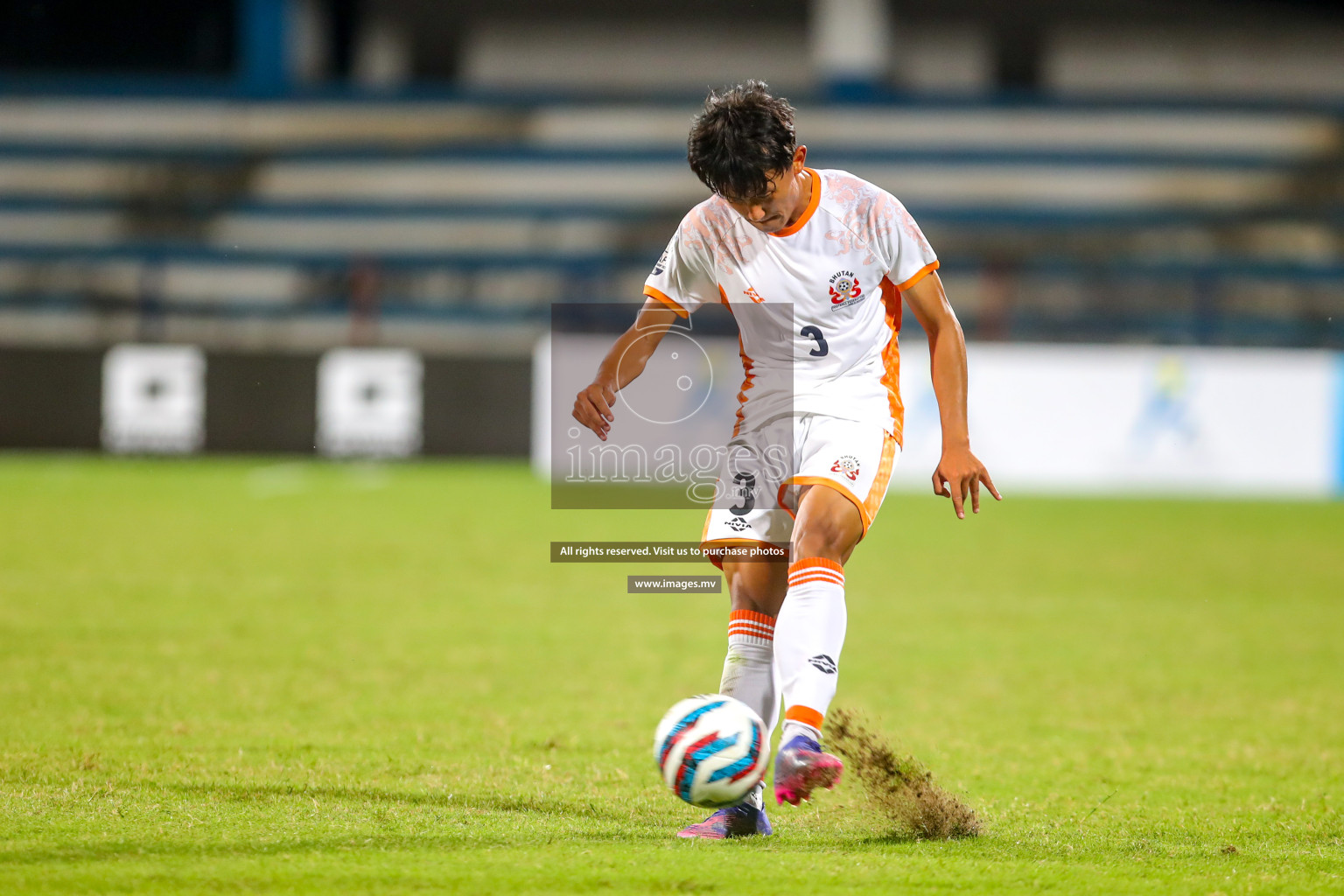 Bhutan vs Bangladesh in SAFF Championship 2023 held in Sree Kanteerava Stadium, Bengaluru, India, on Wednesday, 28th June 2023. Photos: Nausham Waheed, Hassan Simah / images.mv