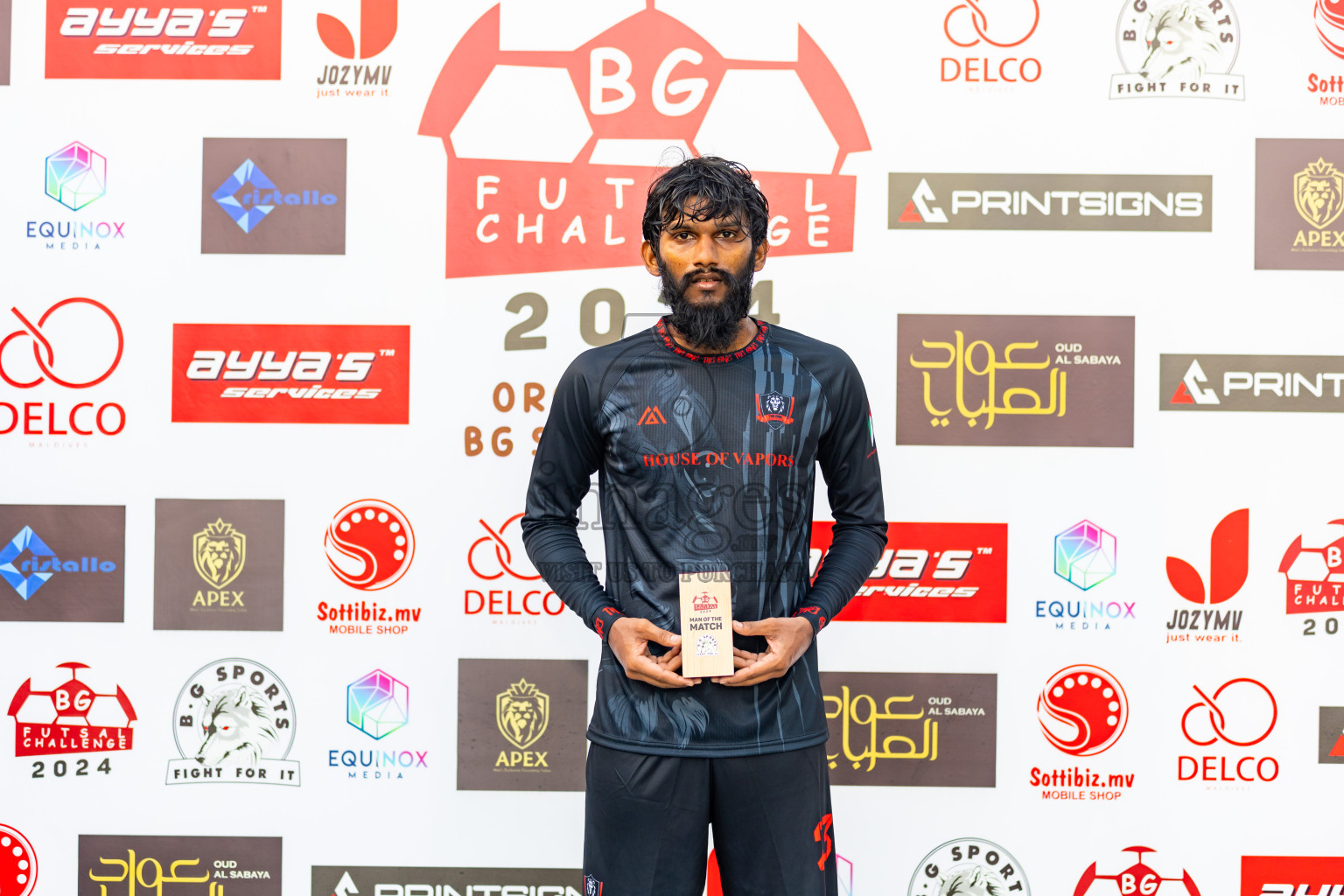 The One vs Banafsaa Kanmathi in Day 4 of BG Futsal Challenge 2024 was held on Friday, 15th March 2024, in Male', Maldives Photos: Nausham Waheed / images.mv