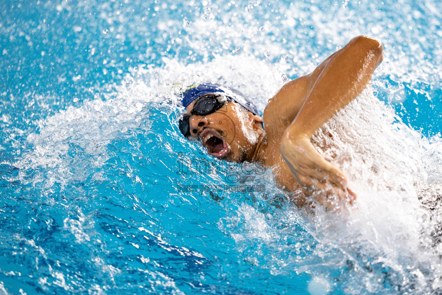 Day 6 of National Swimming Competition 2024 held in Hulhumale', Maldives on Wednesday, 18th December 2024. 
Photos: Hassan Simah / images.mv