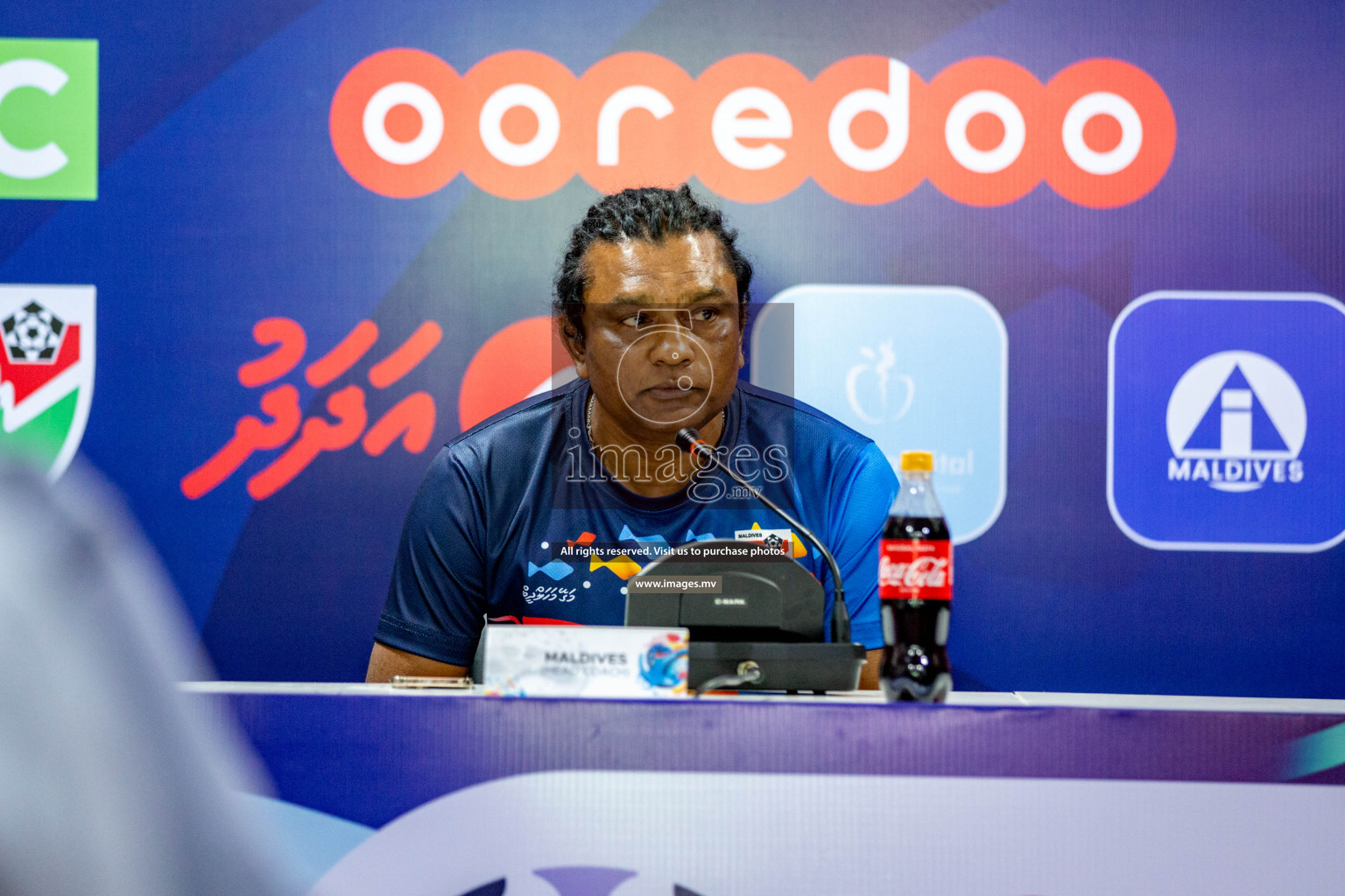 Match Day 1, Prematch Press Conference of SAFF Championship 2021 held on 30 September 2021 at Galholhu National Stadium, Male', Maldives.