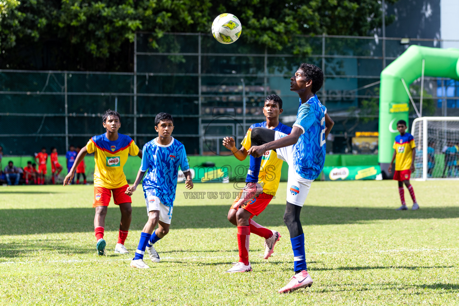 Day 4 of MILO Academy Championship 2024 (U-14) was held in Henveyru Stadium, Male', Maldives on Sunday, 3rd November 2024. 
Photos: Hassan Simah / Images.mv