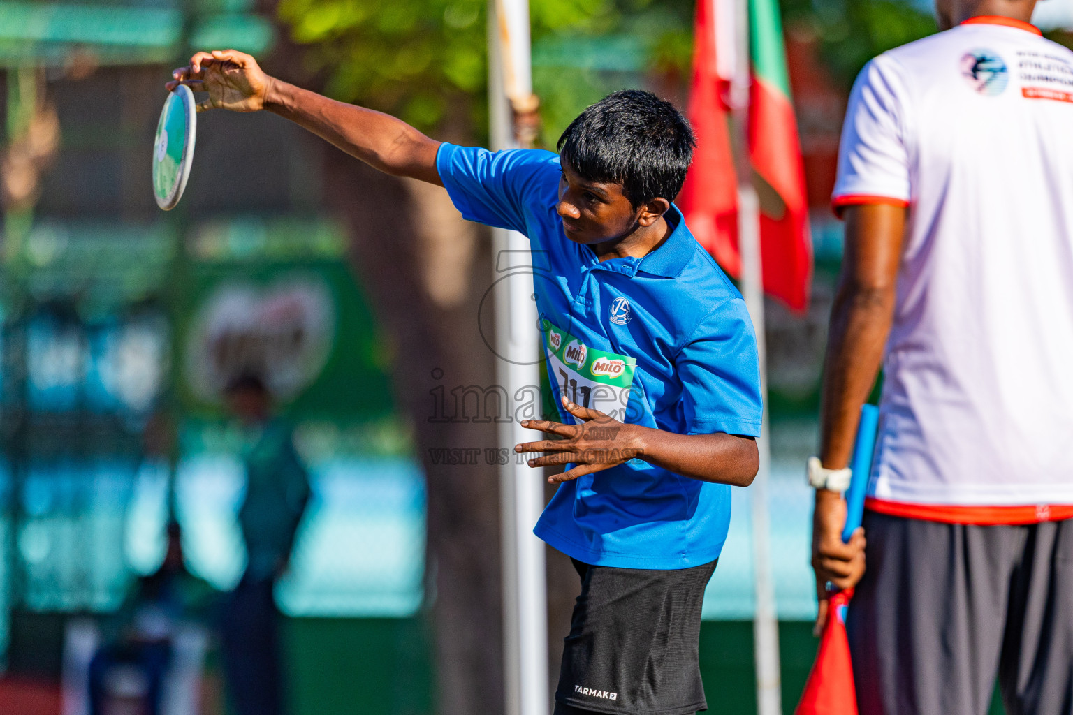 Day 1 of Inter-school Athletics Championship 2025 held in Ekuveni Synthetic Track, Male', Maldives on Monday, 06th October 2025. Photos by: Areef Adam  / Images.mv