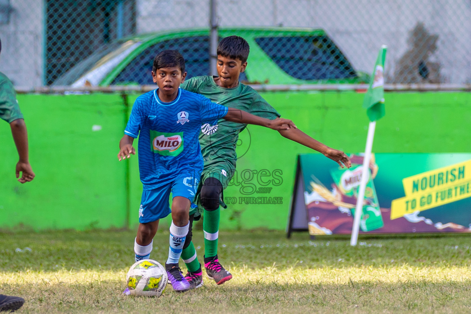 Day 2  of MILO Academy Championship 2024 - U12 was held at Henveiru Grounds in Male', Maldives on Thursday, 5th July 2024. Photos: Shuu Abdul Sattar / images.mv