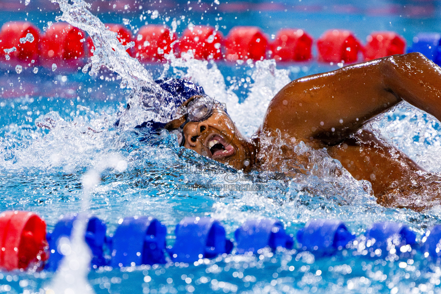 Day 3 of National Swimming Competition 2024 held in Hulhumale', Maldives on Sunday, 15th December 2024. Photos: Nausham Waheed/ images.mv