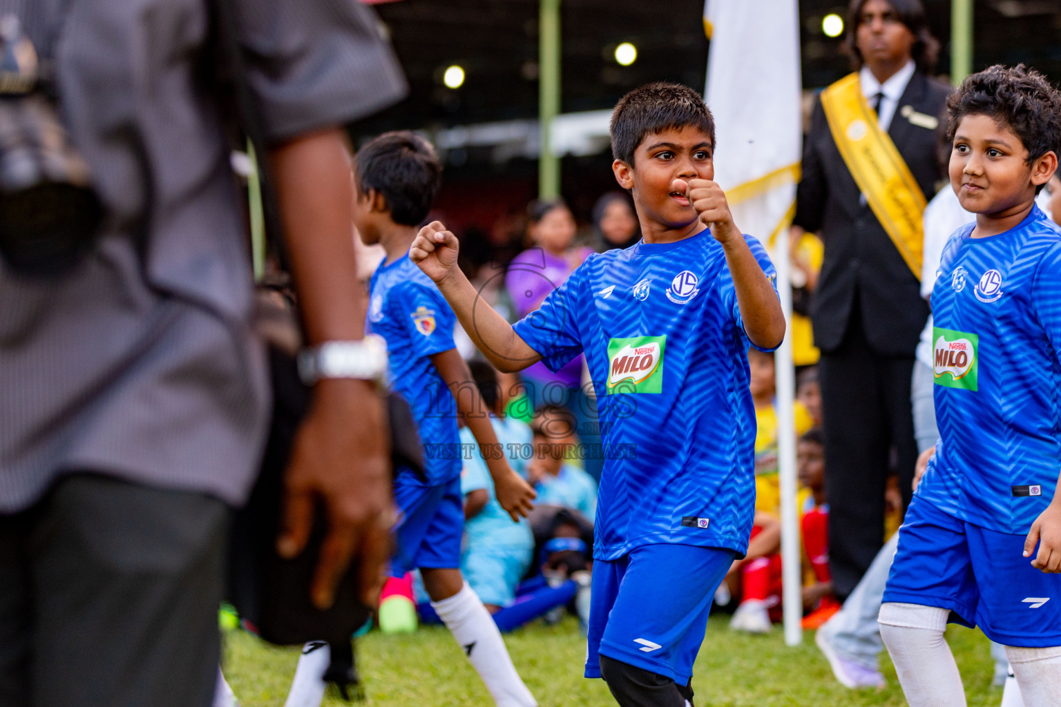 Day 2 of MILO Kids Football Fiesta was held at National Stadium in Male', Maldives on Saturday, 24th February 2024.