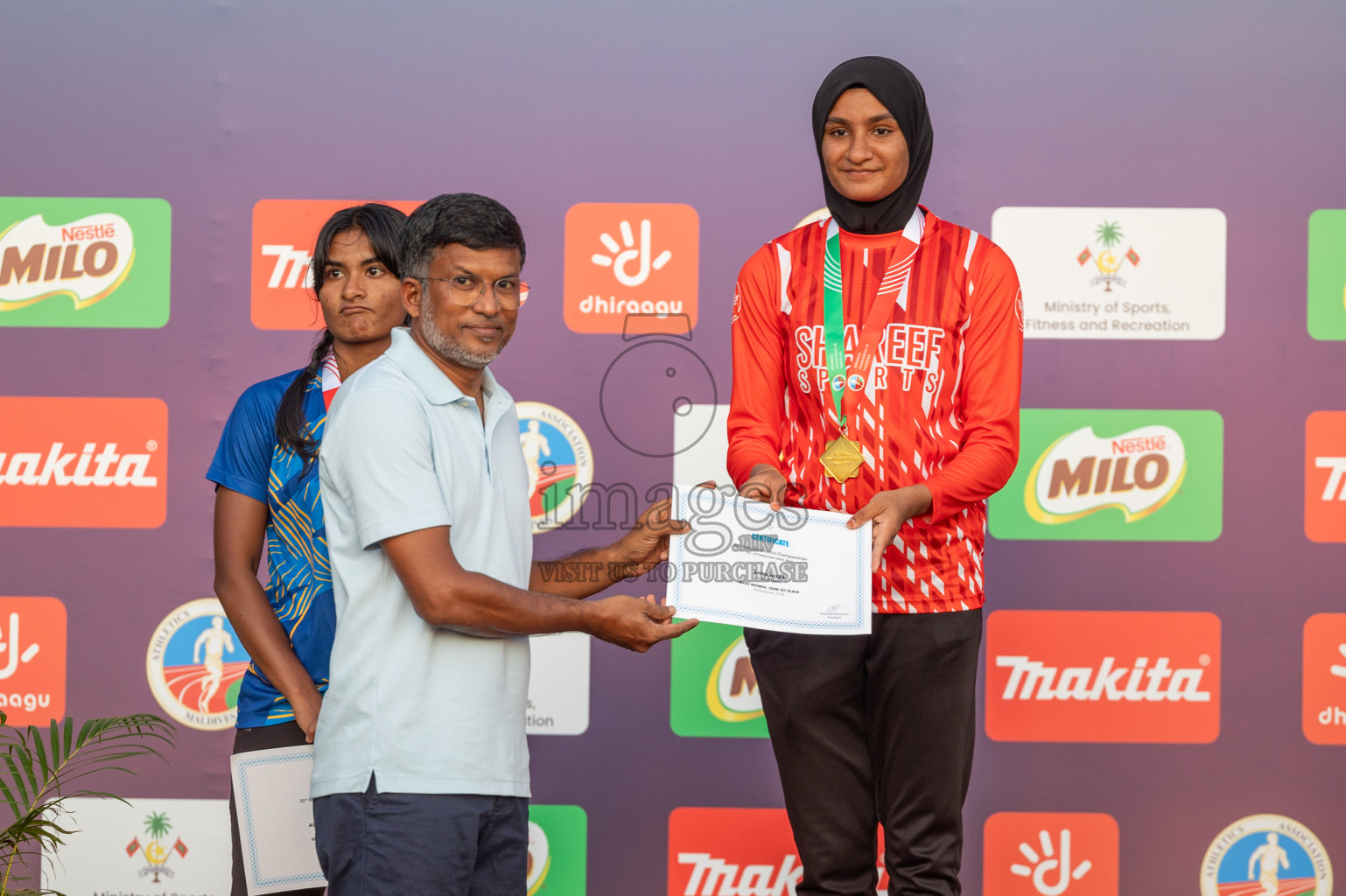 Day 1 of 33rd National Athletics Championship was held in Ekuveni Track at Male', Maldives on Thursday, 5th September 2024. Photos: Shuu Abdul Sattar / images.mv