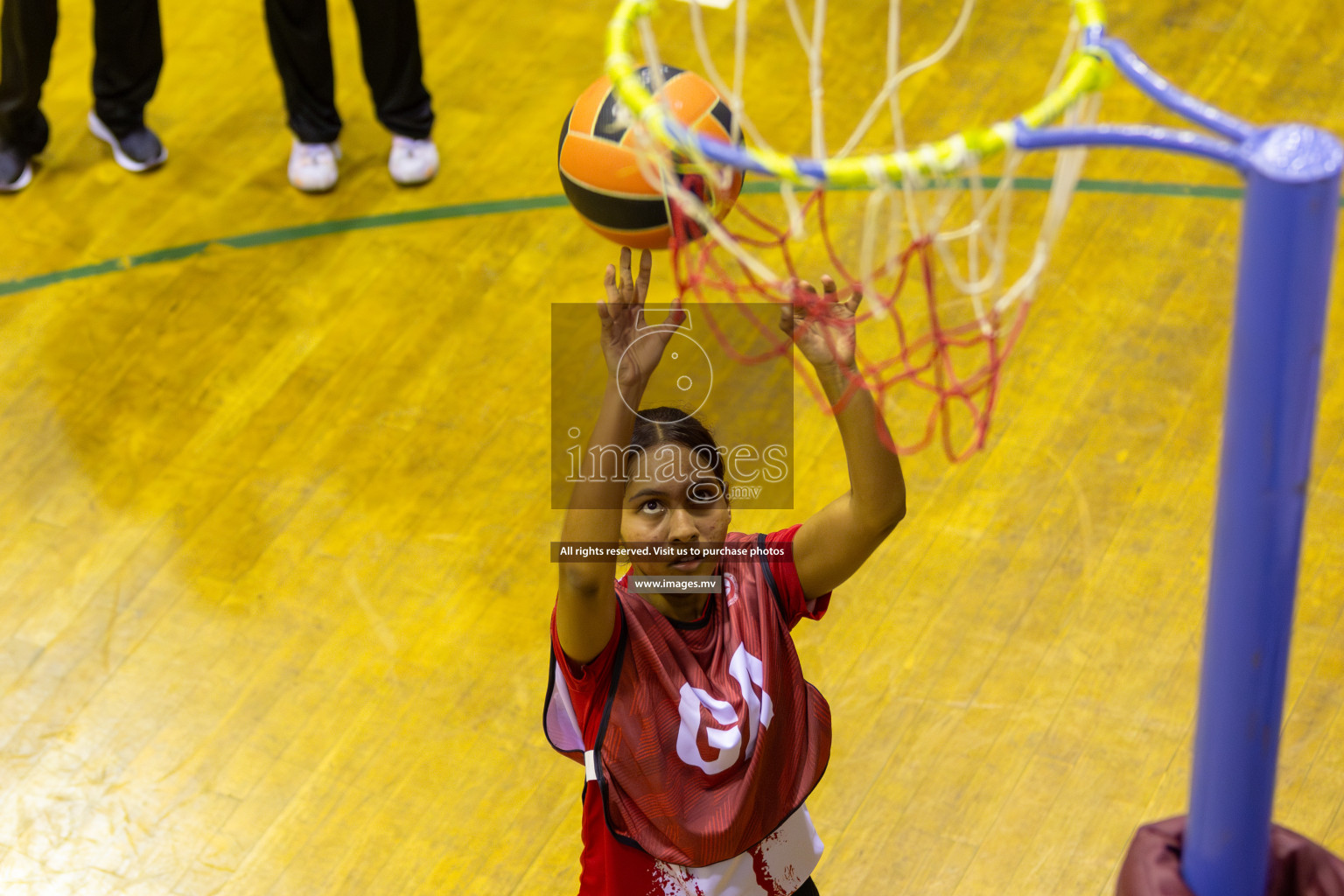 Day3 of 24th Interschool Netball Tournament 2023 was held in Social Center, Male', Maldives on 29th October 2023. Photos: Nausham Waheed, Mohamed Mahfooz Moosa / images.mv