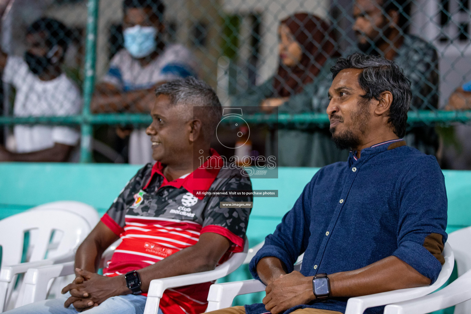 Prison Club vs MACL in the Quarter Finals of Club Maldives 2021 held at Hulhumale;, on 12th December 2021 Photos: Ismail Thoriq / images.mv