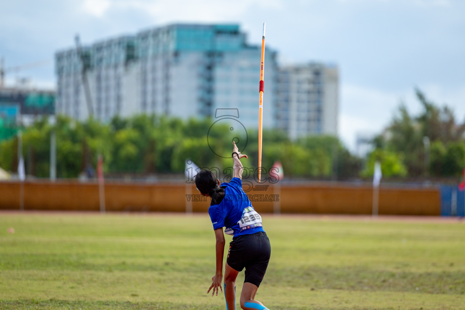 Day 2 of MWSC Interschool Athletics Championships 2024 held in Hulhumale Running Track, Hulhumale, Maldives on Sunday, 10th November 2024. 
Photos by: Hassan Simah / Images.mv