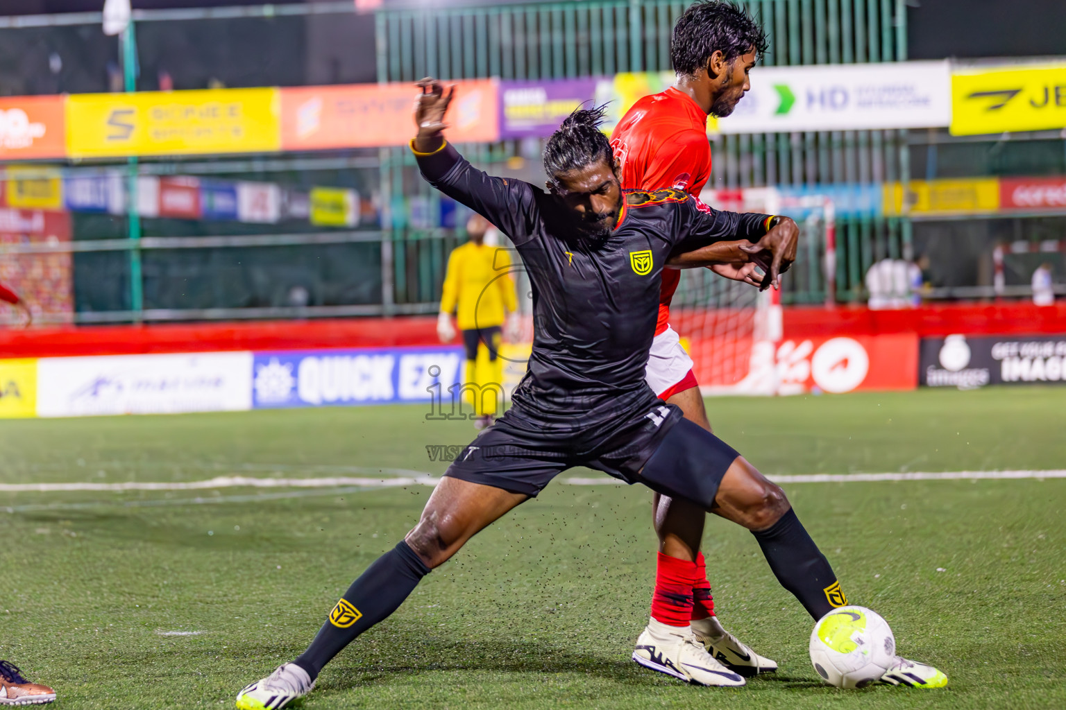 B Thulhaadhoo vs B Eydhafushi in Day 26 of Golden Futsal Challenge 2024 was held on Friday , 9th February 2024 in Hulhumale', Maldives
Photos: Hassan Simah / images.mv