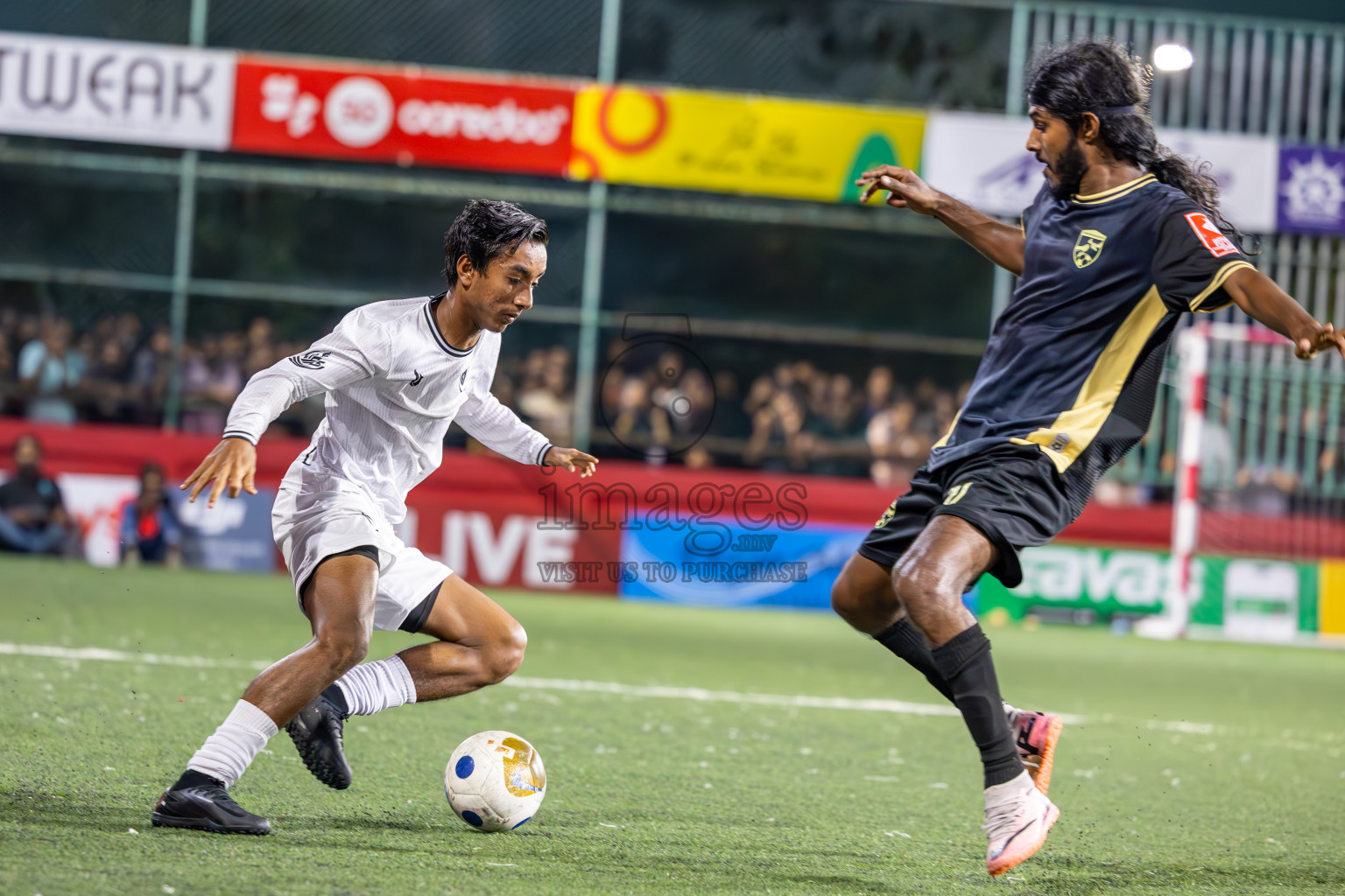 R Dhuvaafaru vs R Inguraidhoo in Raa Atoll Final in Day 24 of Golden Futsal Challenge 2025 was held on Tuesday , 28th January 2025, in Hulhumale', Maldives. Photos: Ismail Thoriq / images.mv