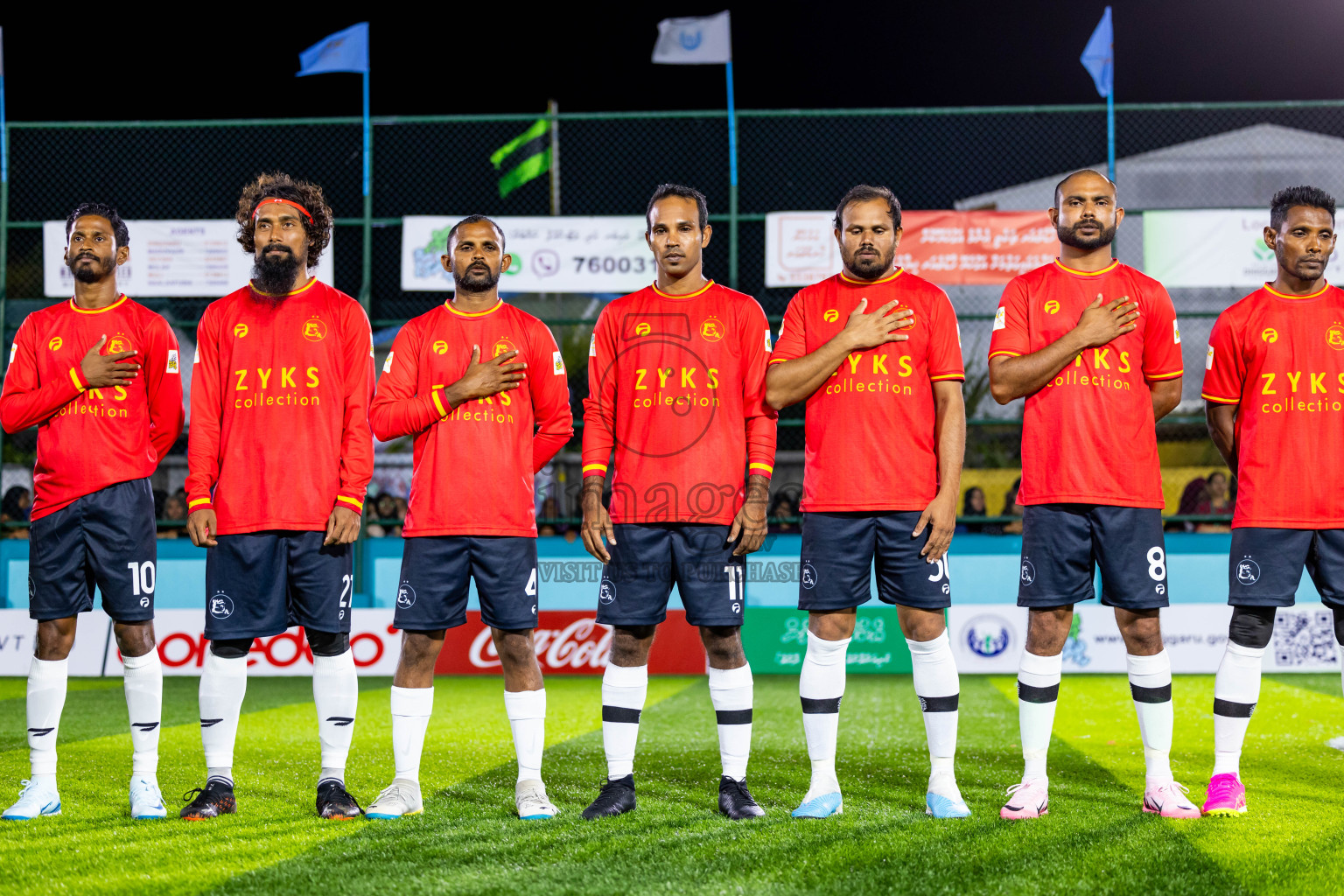 Dee Ess Kay vs Kovigoani in Final of Laamehi Dhiggaru Ekuveri Futsal Challenge 2024 was held on Wednesday, 31st July 2024, at Dhiggaru Futsal Ground, Dhiggaru, Maldives Photos: Nausham Waheed / images.mv