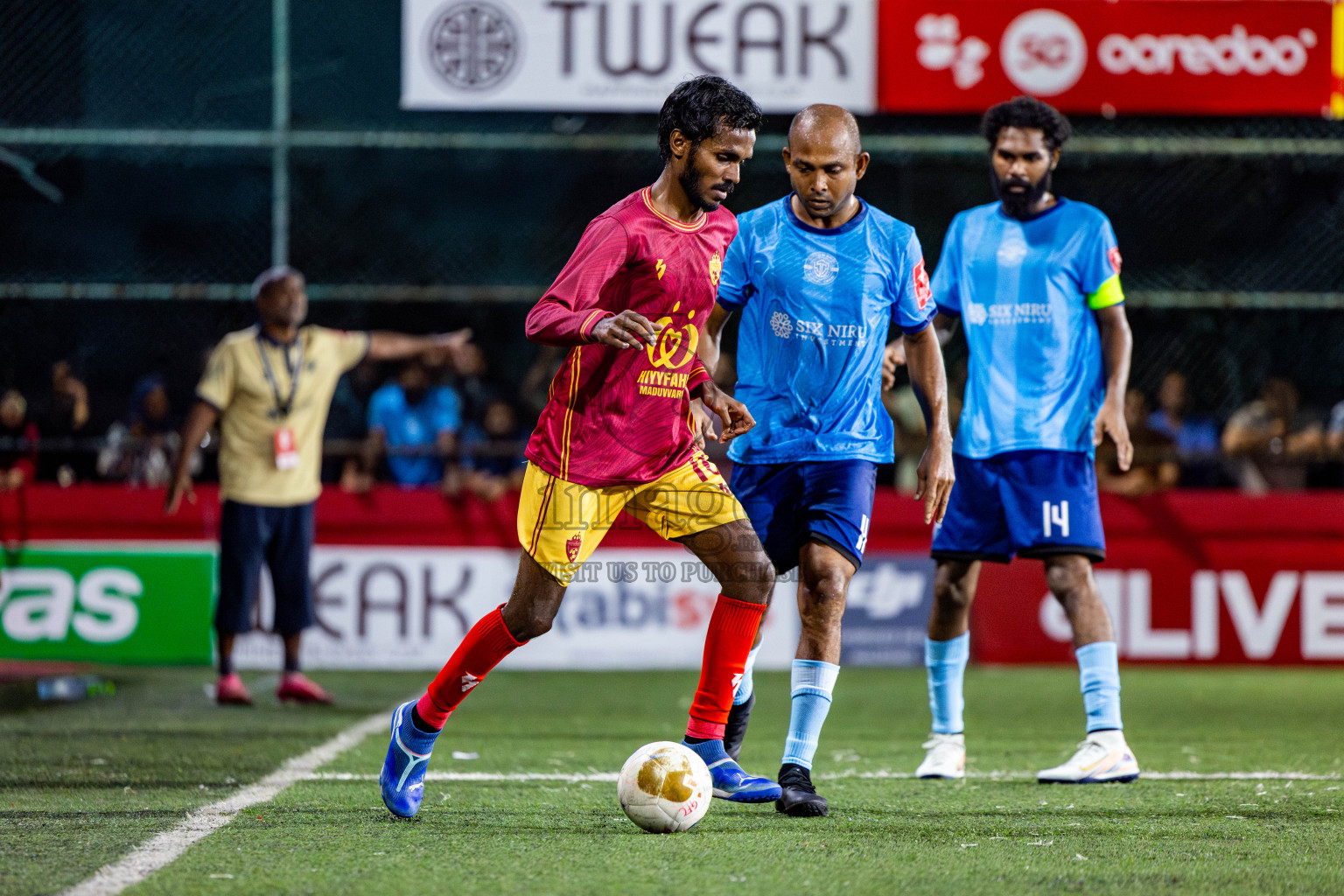 M Maduvvari VS M Dhiggaru in Day 8 of Golden Futsal Challenge 2025 was held on Sunday, 12th January 2025, in Hulhumale', Maldives Photos: Nausham Waheed , Ismail Thoriq / images.mv