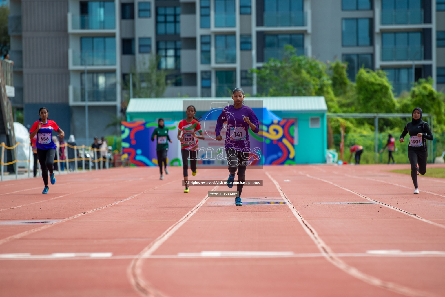 Day two of Inter School Athletics Championship 2023 was held at Hulhumale' Running Track at Hulhumale', Maldives on Sunday, 15th May 2023. Photos: Nausham Waheed / images.mv