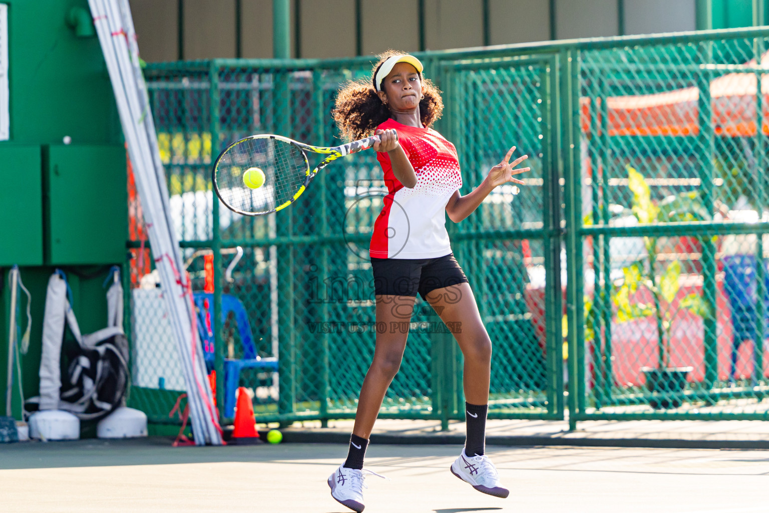 Day 2 of ATF Maldives Junior Open Tennis was held in Male' Tennis Court, Male', Maldives on Tuesday, 10th December 2024. Photos: Nausham Waheed / images.mv