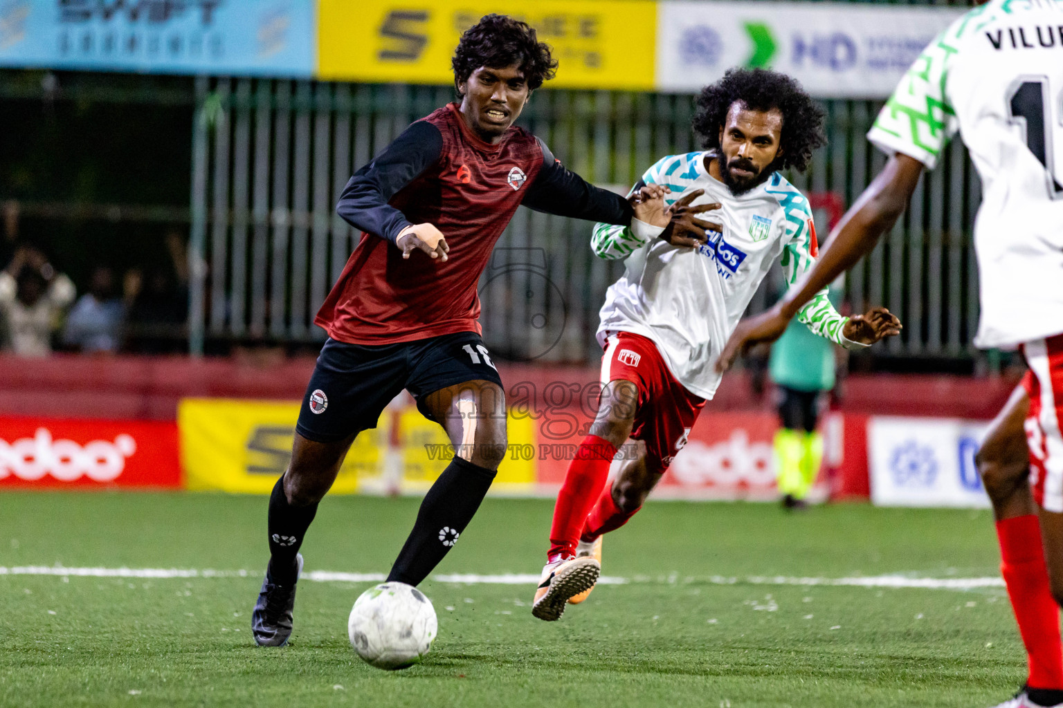 Th.Omadhoo VS Th.Vilufushi in Day 11 of Golden Futsal Challenge 2024 was held on Thursday, 25th January 2024, in Hulhumale', Maldives
Photos: Nausham Waheed / images.mv