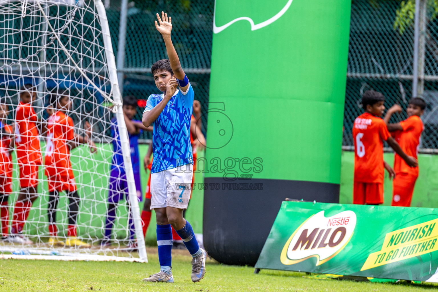 Day 4 of MILO Academy Championship 2024 (U-14) was held in Henveyru Stadium, Male', Maldives on Sunday, 3rd November 2024.
Photos: Ismail Thoriq /  Images.mv