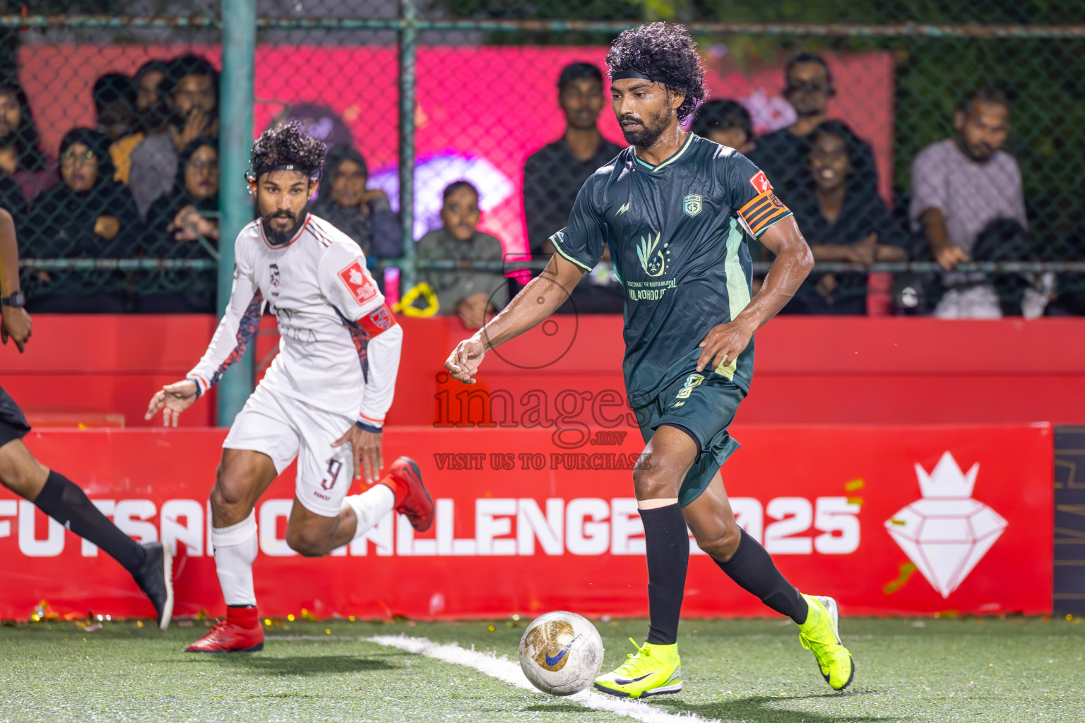 Sh Milandhoo vs R Inguraidhoo in Zone Round on Day 27 of Golden Futsal Challenge 2025 was held on Friday , 31st January 2025, in Hulhumale', Maldives. Photos: Ismail Thoriq / images.mv