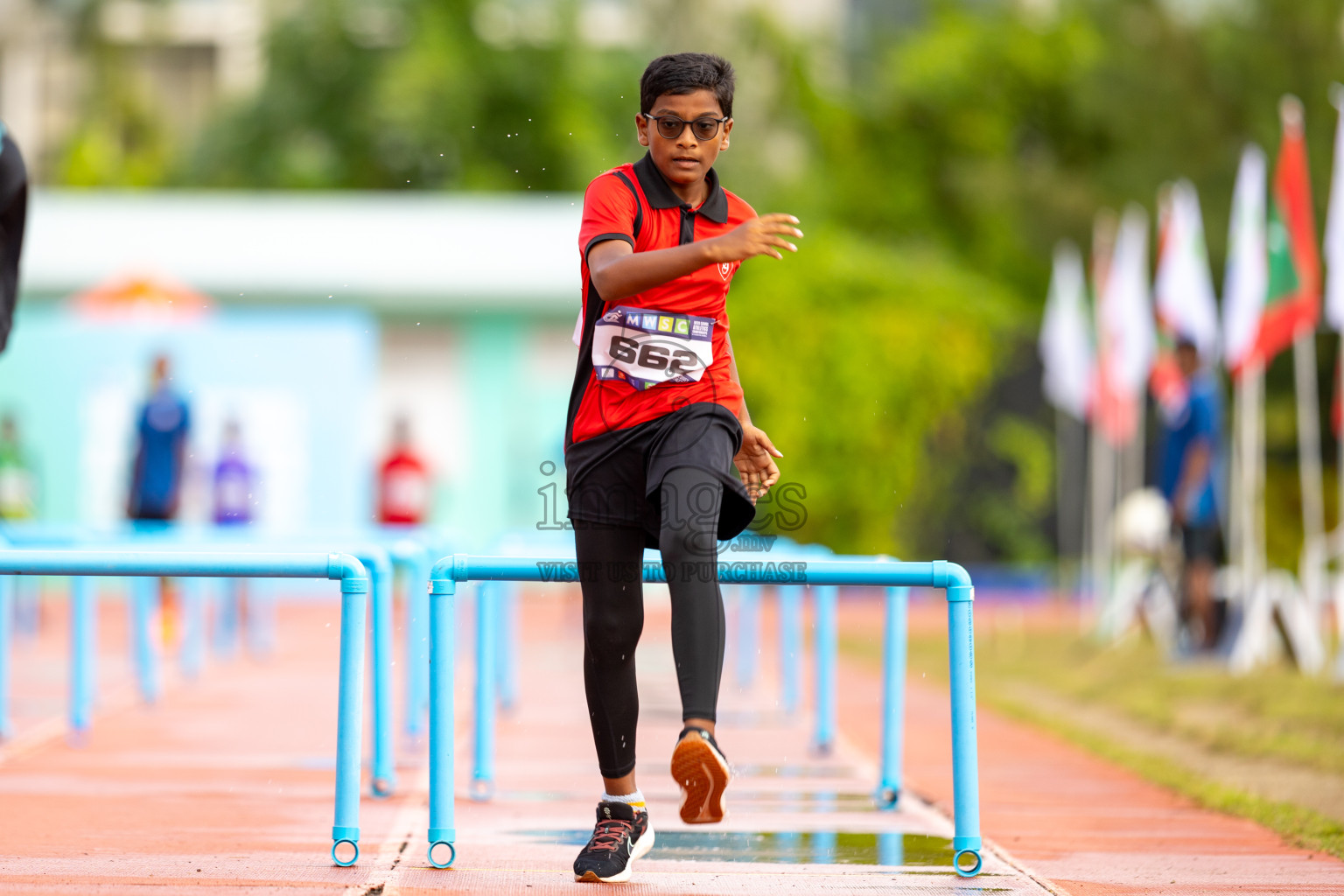 Day 2 of MWSC Interschool Athletics Championships 2024 held in Hulhumale Running Track, Hulhumale, Maldives on Sunday, 10th November 2024.
Photos by: Ismail Thoriq / Images.mv