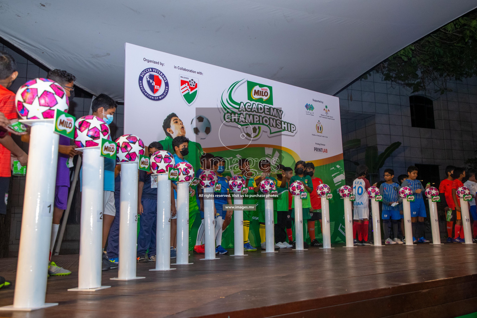 Draw Ceremony of MILO Academy Championship 2022 was held in Male' Maldives on Wednesday, 9th March 2021. Photos by: Ismail Thoriq/images.mv