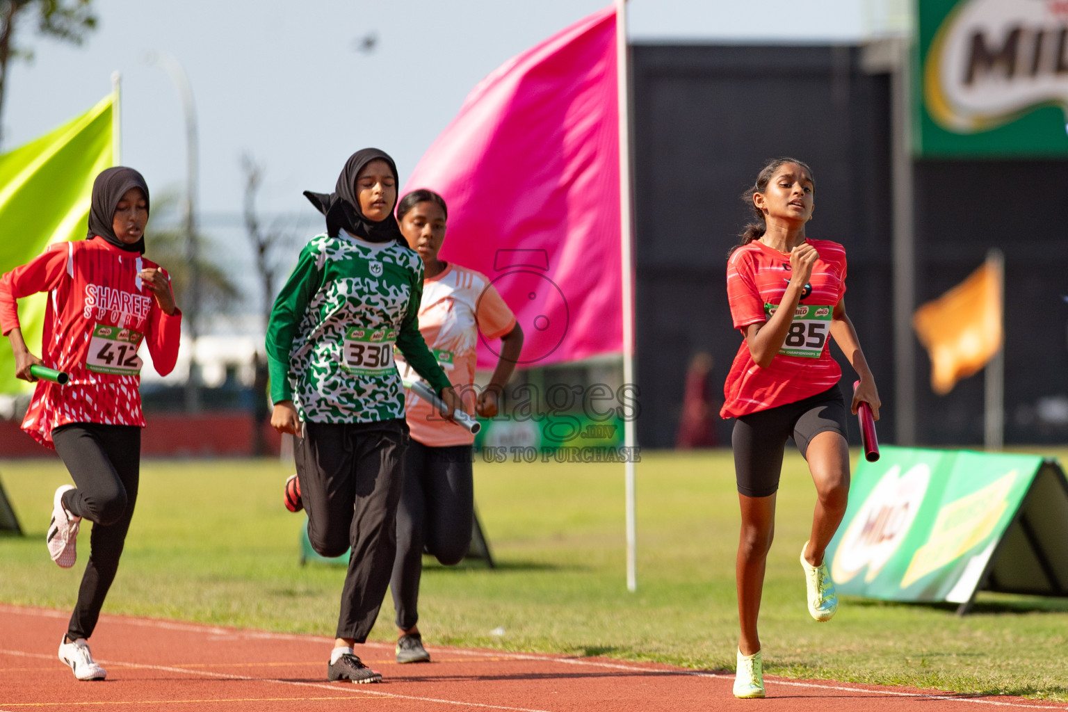 Day 4 of MILO Athletics Association Championship was held on Friday, 8th March 2024 in Male', Maldives. Photos: Hasna Hussain