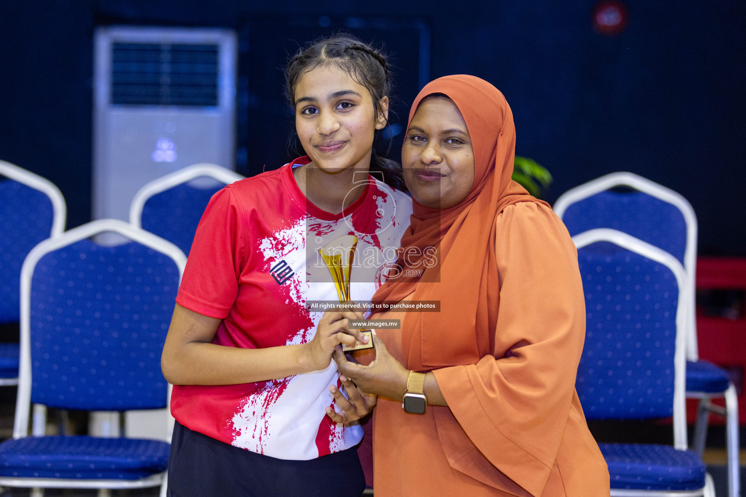 Day 10 of 24th Interschool Netball Tournament 2023 was held in Social Center, Male', Maldives on 5th November 2023. Photos: Nausham Waheed / images.mv