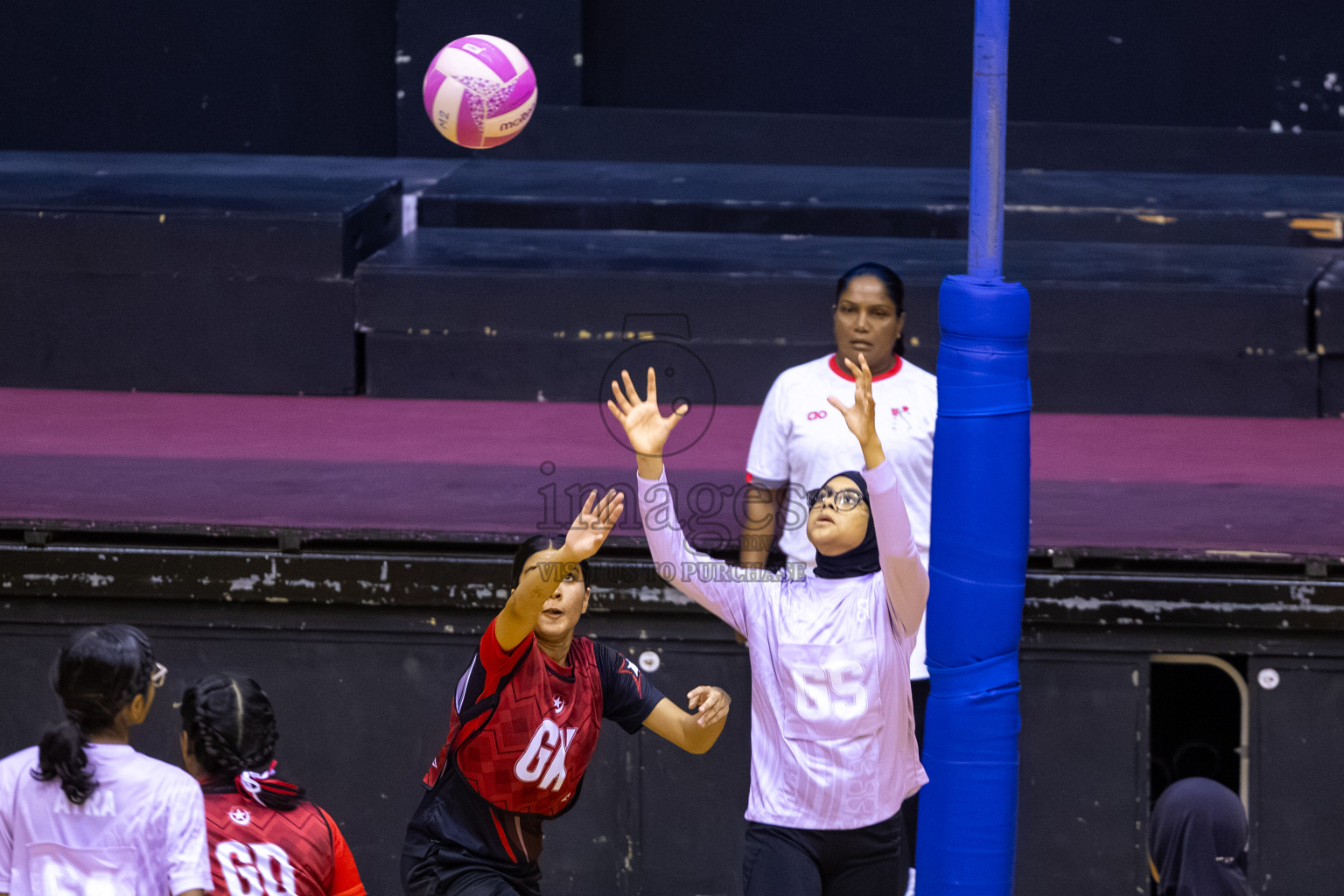 Day 12 of 26th Inter-School Netball Tournament 2025 was held in Social Center Indoor Hall on Thursday, 30th October 2025. Photos: Ismail Thoriq / images.mv