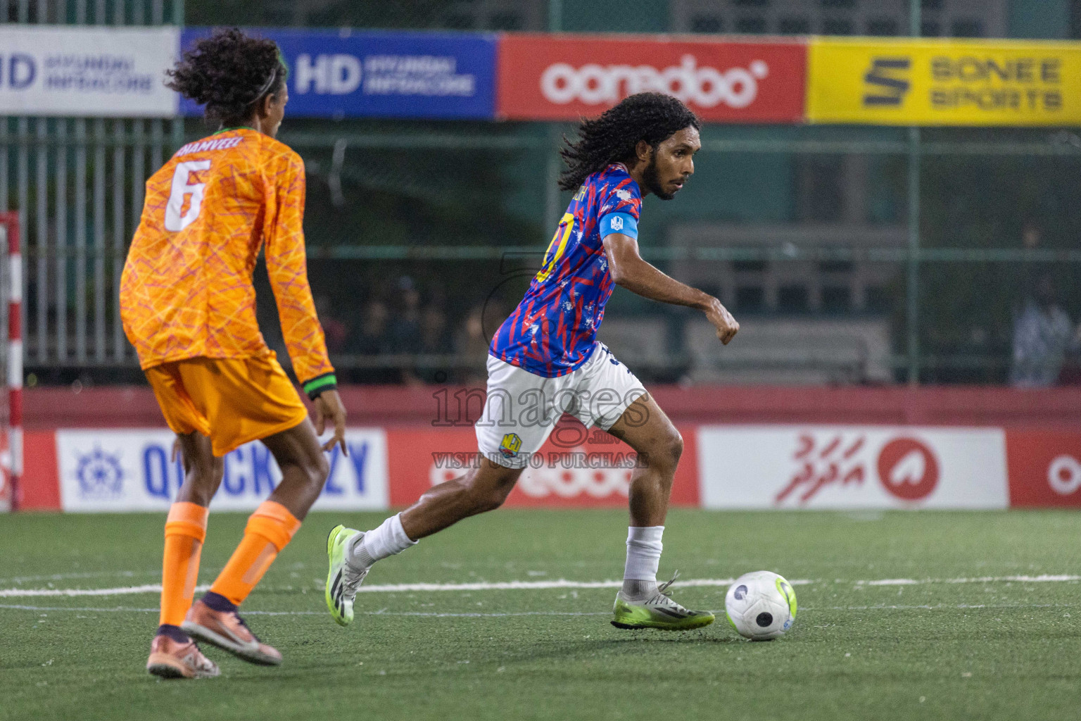 GA. Maamendhoo vs GA. Nilandhoo in Day 1 of Golden Futsal Challenge 2024 was held on Monday, 15th January 2024, in Hulhumale', Maldives Photos: Nausham Waheed  / images.mv