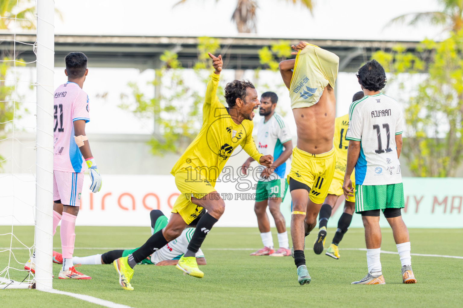 Semi Finals Match 02 Huss Songun FT VS Velaa Sports Club in Day 8 of Eydhafushi Cup 2025 held in Eydhafushi Football Stadium at B. Eydhafushi, Maldives on Saturday, 13th September 2025. Photos: Arif Rasheed / images.mv