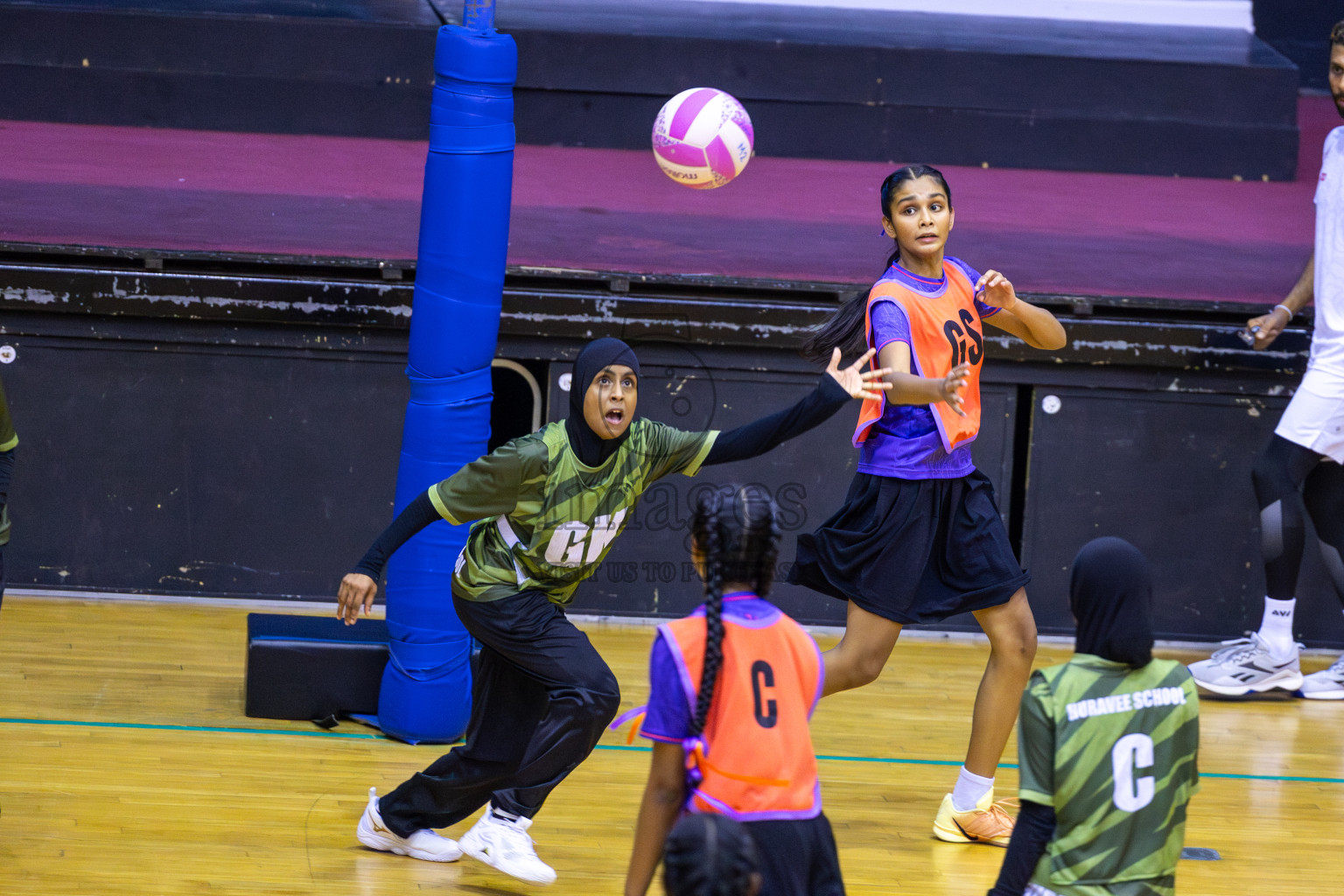 Day 12 of 26th Inter-School Netball Tournament 2025 was held in Social Center Indoor Hall on Thursday, 30th October 2025. Photos: Ismail Thoriq / images.mv