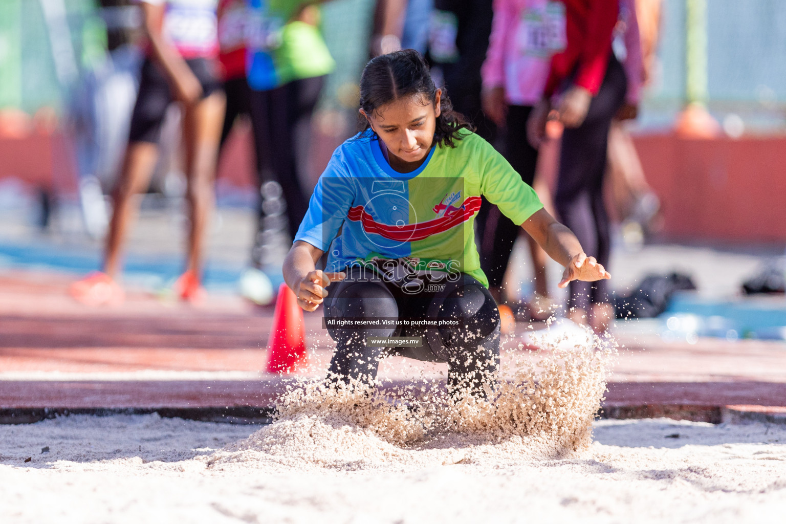 Day 2 of National Athletics Championship 2023 was held in Ekuveni Track at Male', Maldives on Saturday, 25th November 2023. Photos: Nausham Waheed / images.mv