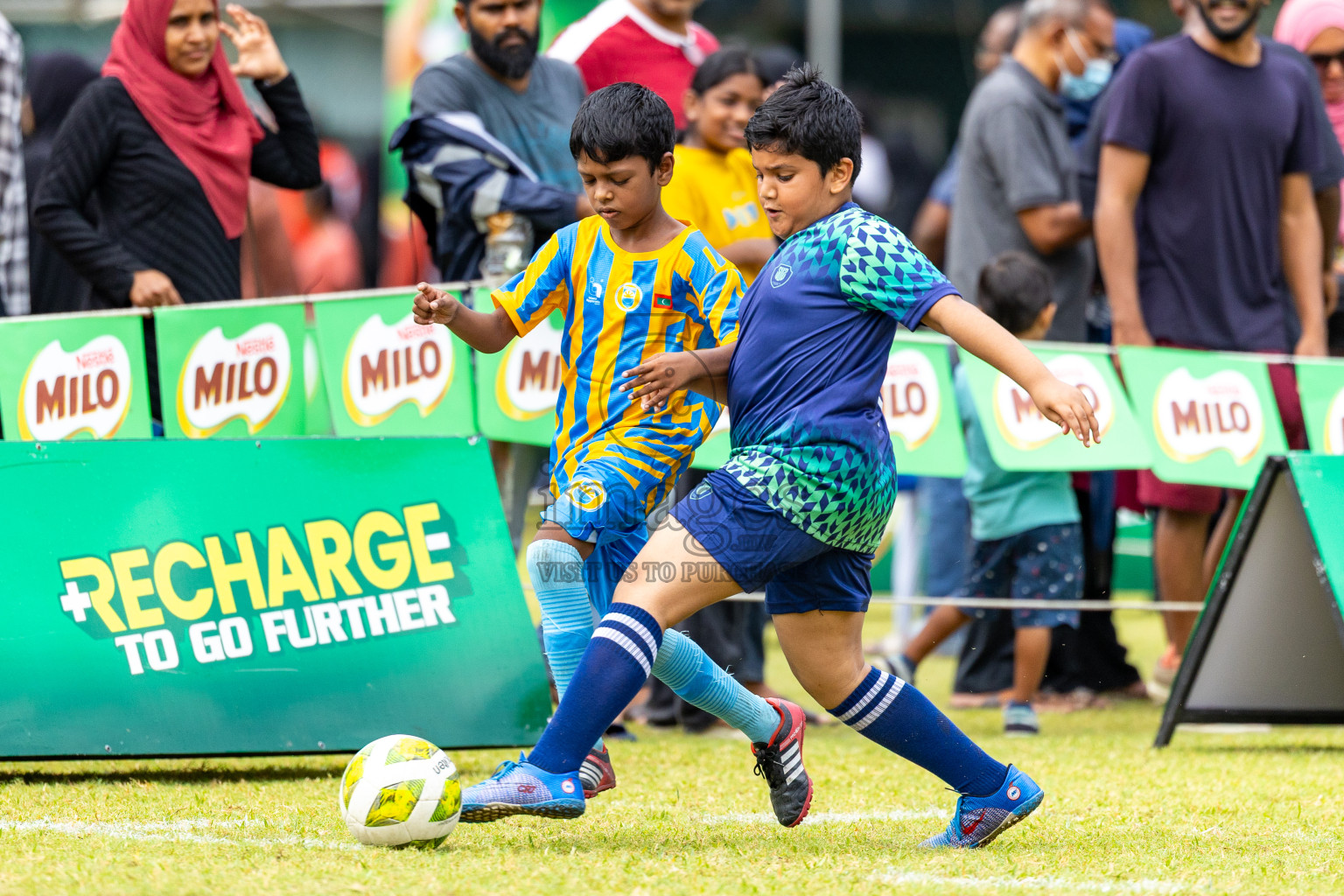 Day 1 of MILO SVAM Juniors 2025 (U-8) was held at Henveiru Stadium in Male', Maldives on Thursday, 26th June 2025. Photos: Mohamed Mahfooz Moosa / images.mv