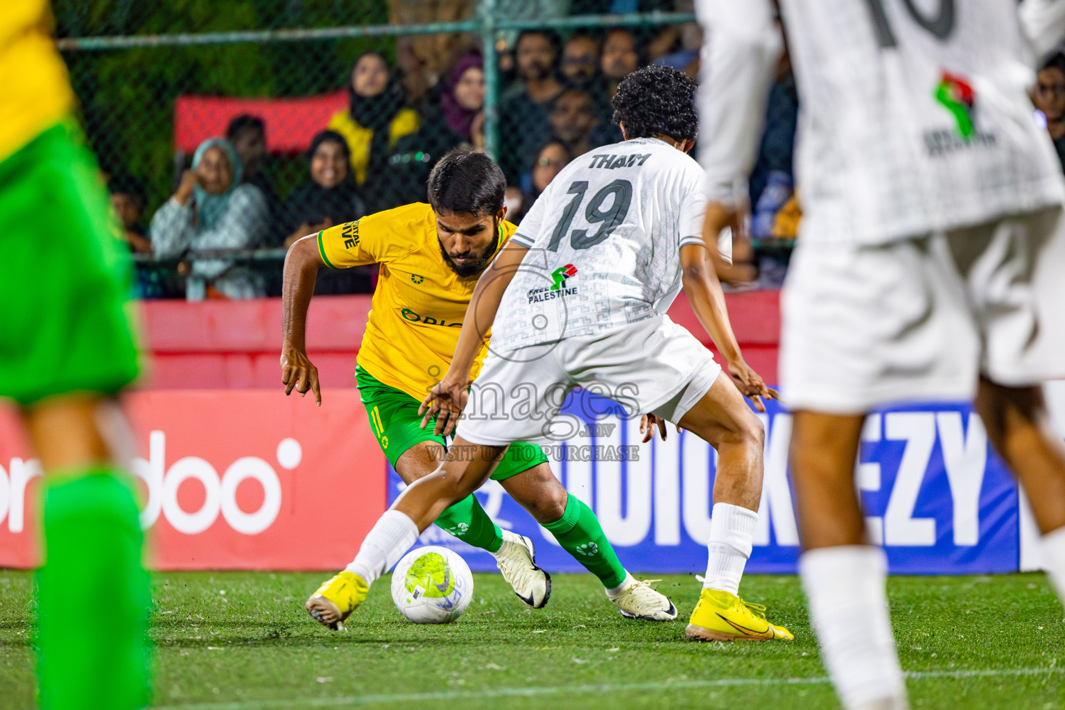 GA Gemanafushi vs GDh Vaadhoo on Day 35 of Golden Futsal Challenge 2024 was held on Tuesday, 20th February 2024, in Hulhumale', Maldives
Photos: Mohamed Mahfooz Moosa, / images.mv