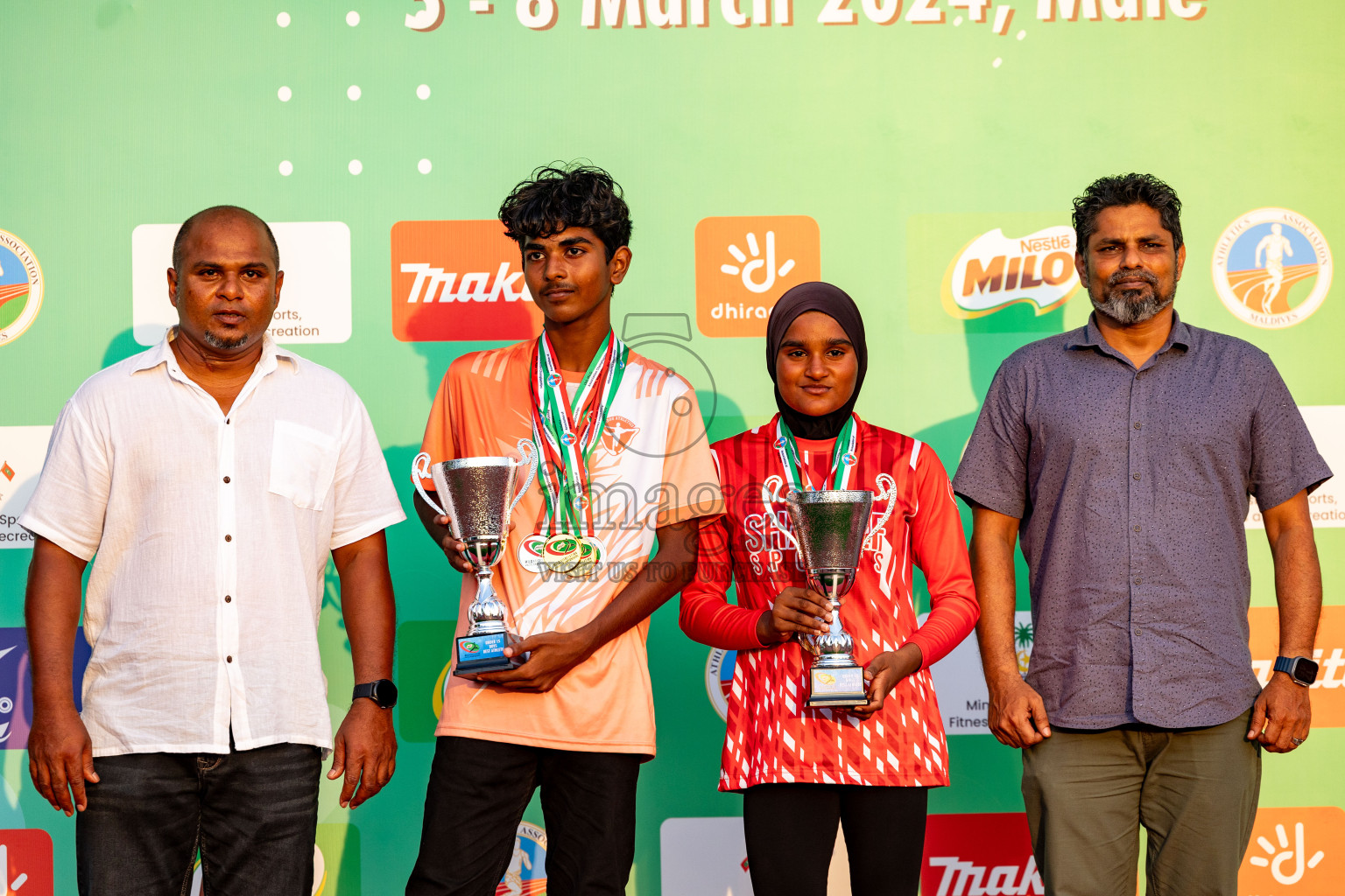 Day 4 of MILO Athletics Association Championship was held on Friday, 8th March 2024 in Male', Maldives. 
Photos: Hasna Hussain