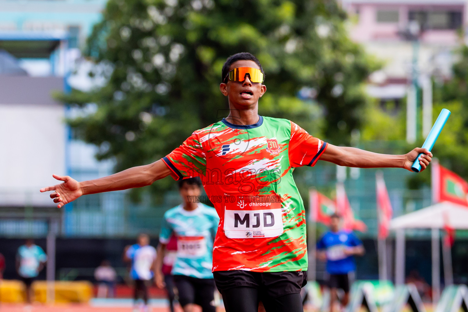 Day 6 of Inter-school Athletics Championship 2025 held in Ekuveni Synthetic Track, Male', Maldives on Sunday, 12th October 2025. Photos by: Nausham Waheed / Images.mv