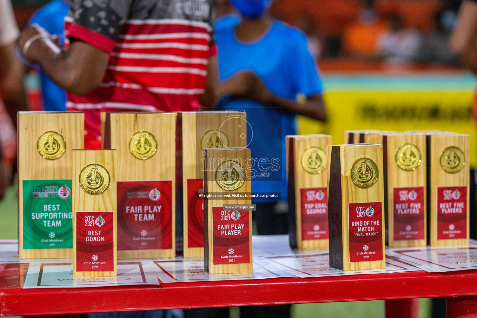 RRC Vs FSM in the Semi Finals of Club Maldives 2021 held in Hulhumale, Maldives on 19 December 2021. Photos: Ismail Thoriq / images.mv